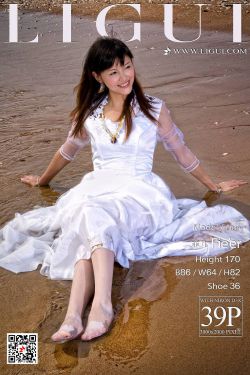 菲儿《沙滩婚纱》 [丽柜LIGUI] 网络丽人