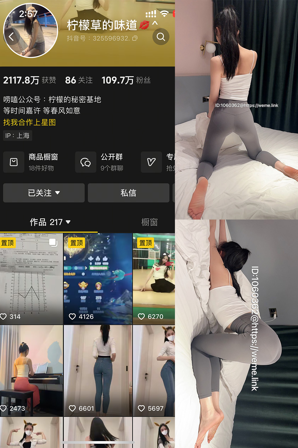 抖音 柠檬草的味道 微密圈  NO.002 【85P】