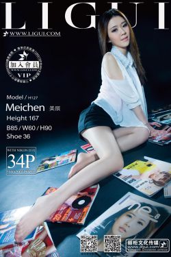 Model 美辰《时尚女郎红高跟丝足》上下全集 [丽柜贵足] 美腿玉足写真图片