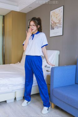 BoBoSocks袜啵啵 No.193 小沫-贝壳头板鞋、白棉袜、肉丝、校服裤里丝