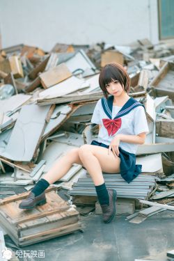 [兔玩映画] – JK制服 Vol.032 黄昏天台