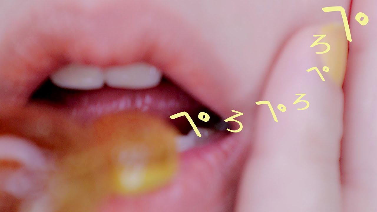 川井ASMR 舔棒棒糖 嘴唇特写