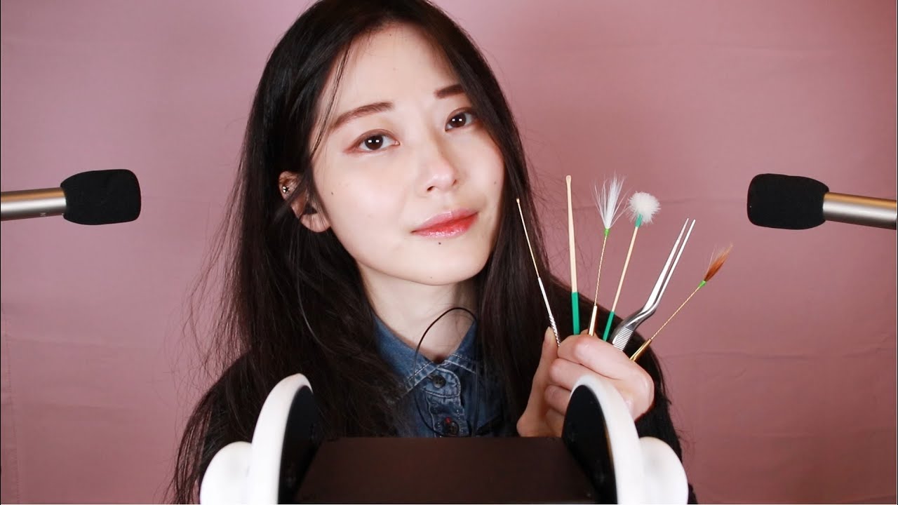 HDD ASMR 40分钟耳部清洁（韩语耳语）