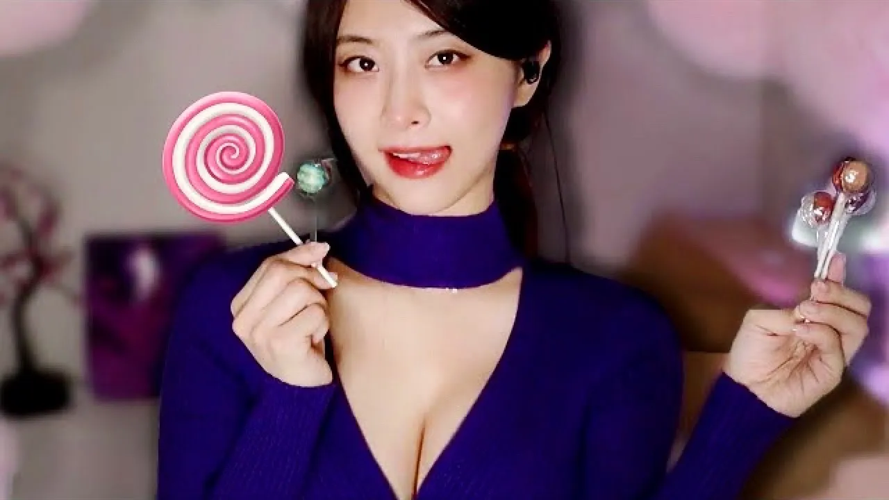 ASMR吃糖果和耳语 Mimo