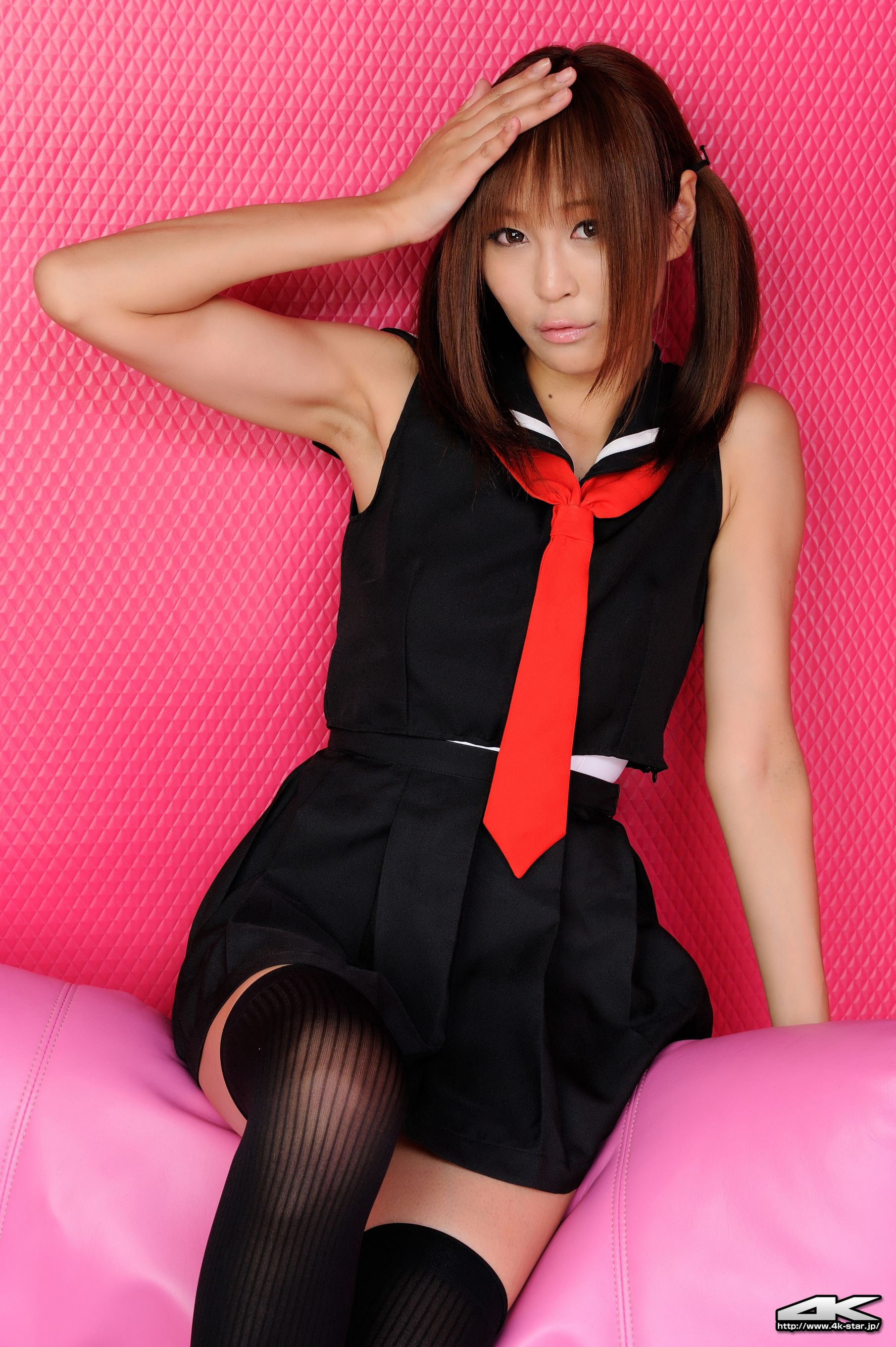 [4K-STAR] NO.00061 小野小百合/小野さゆり Sexy Sailor 长筒袜学生装_第3张