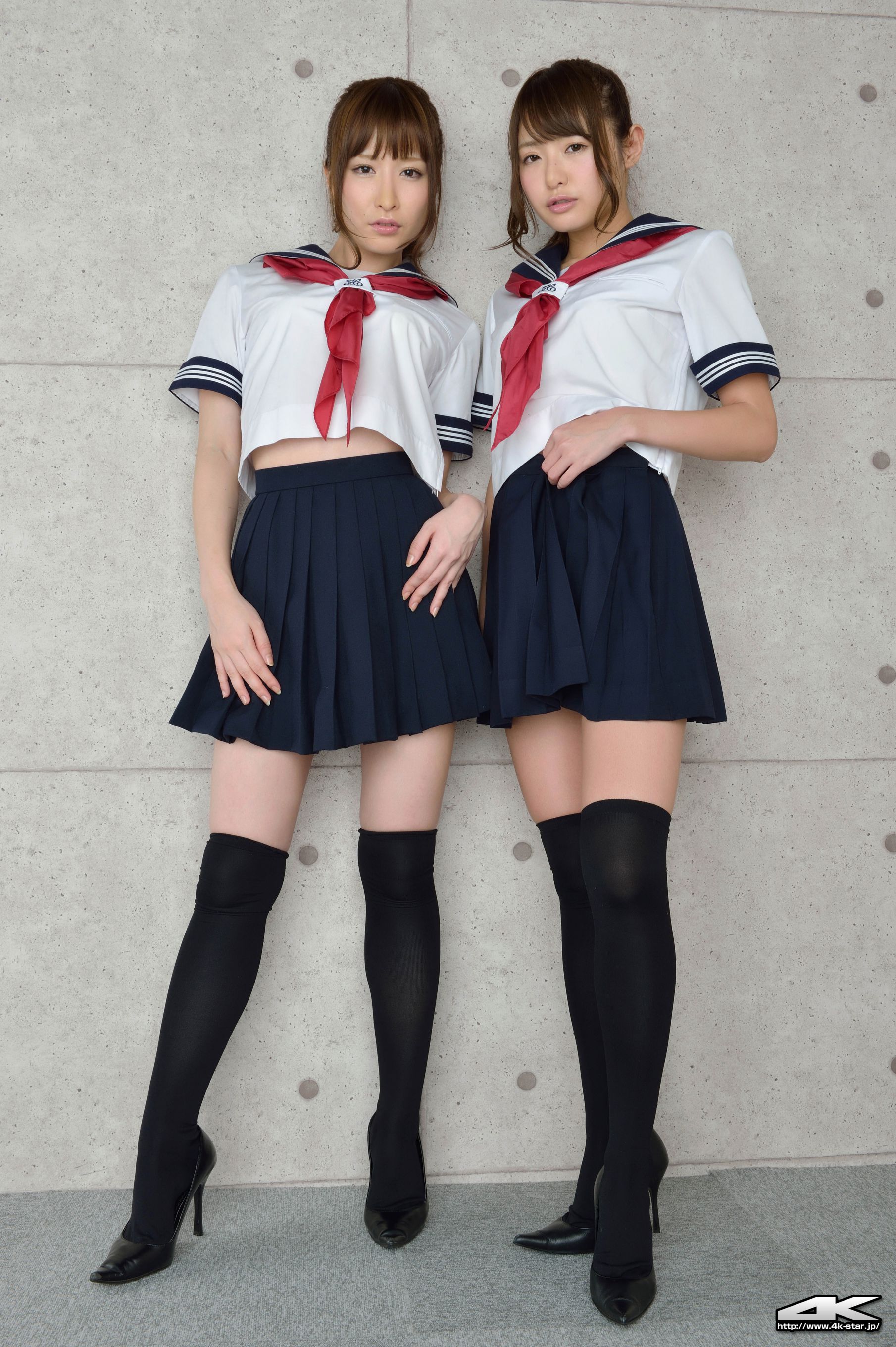 [4K-STAR] NO.00109 Yoshimi sisters 吉見姐妹 School Girl 学生装_第1张