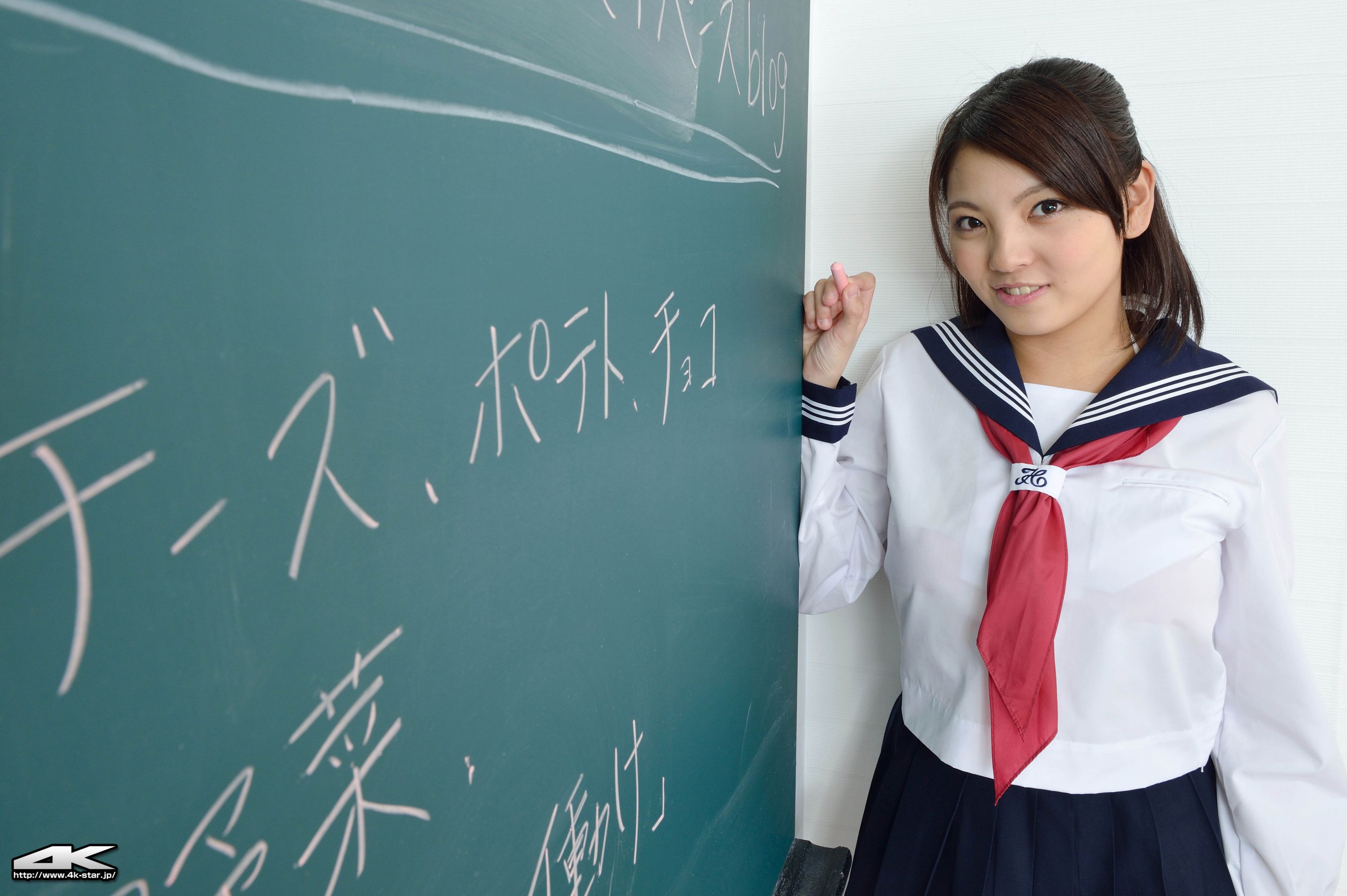 [4K-STAR] NO.00153 樱安里/桜あんり School Girl 教室校服诱惑_第5张