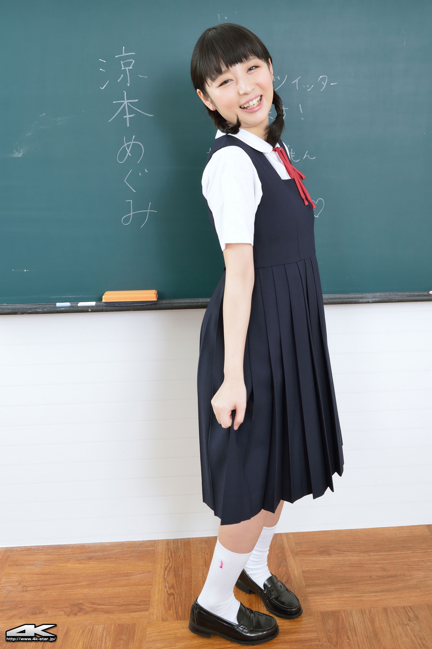 [4K-STAR] NO.00268 涼本めぐみ/凉本惠 SchoolGirl JK制服_第4张