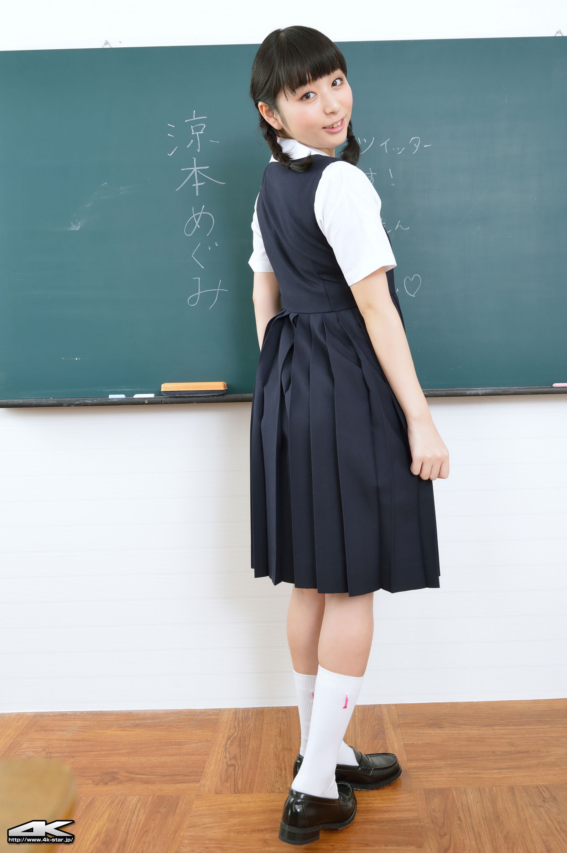 [4K-STAR] NO.00268 涼本めぐみ/凉本惠 SchoolGirl JK制服_第5张