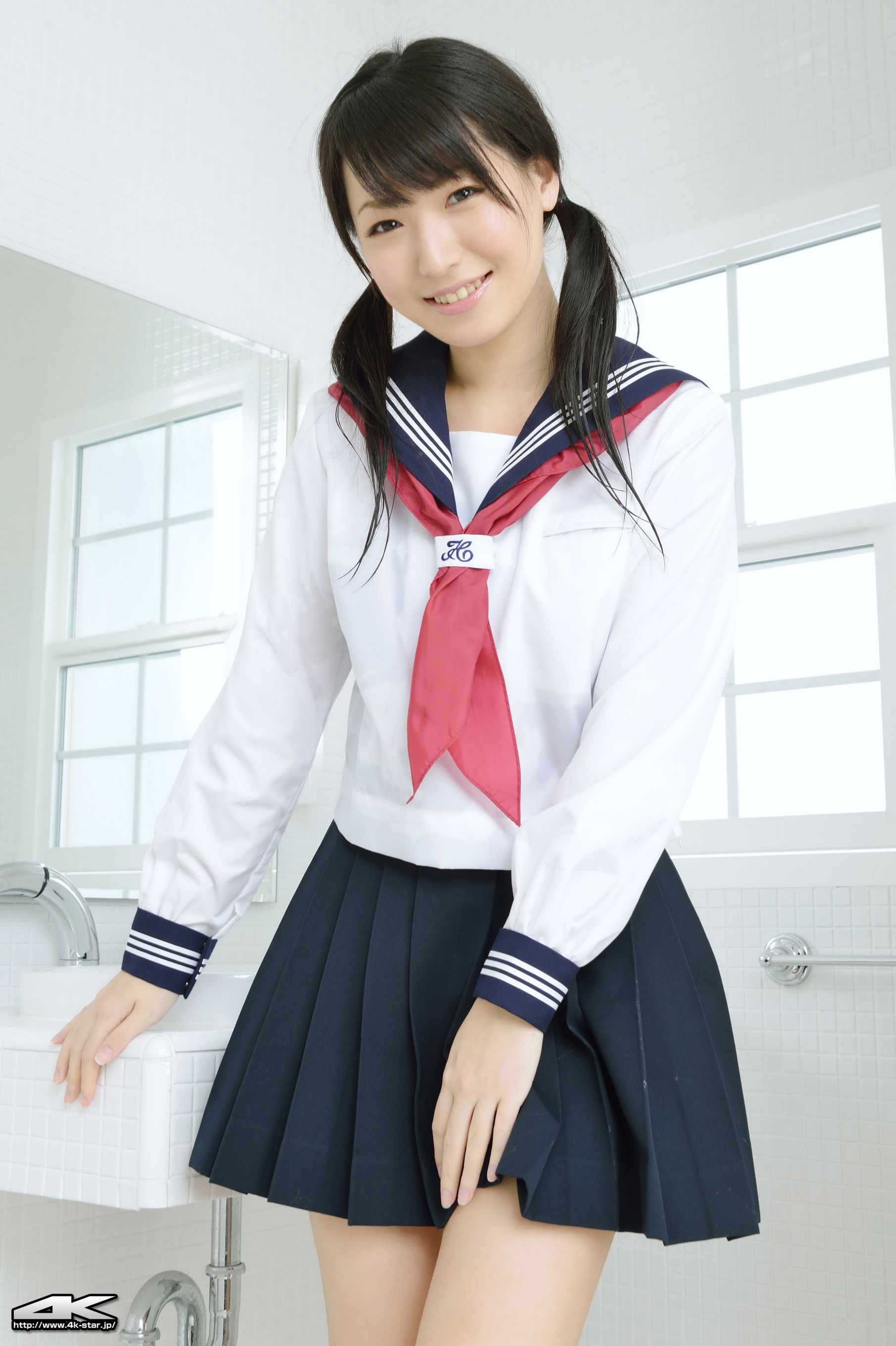 [4K-STAR] NO.00271 松下美保 「セーラー服」JK制服_第4张