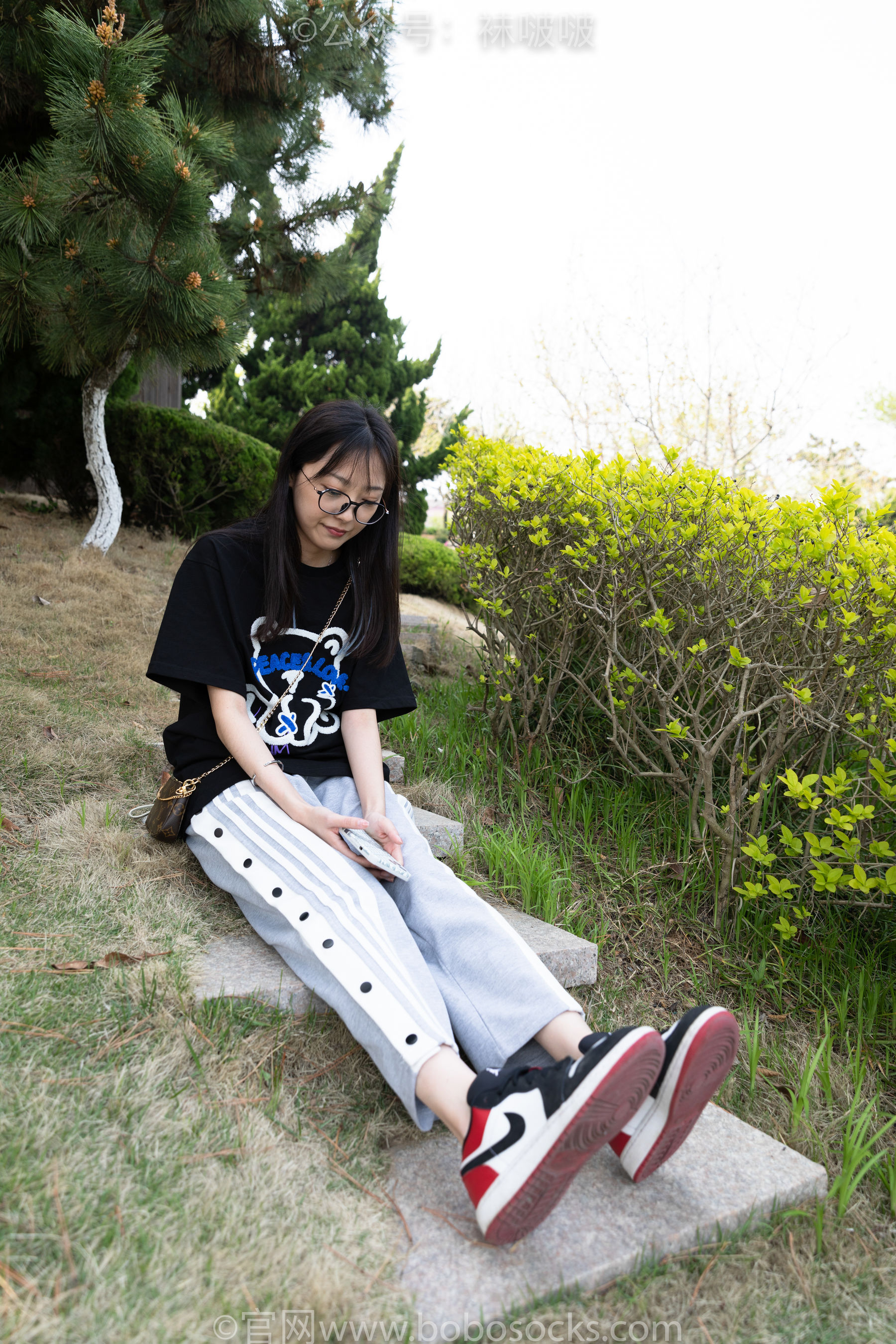 BoBoSocks袜啵啵 No.023 稚予-AJ、白色短棉袜、裸足_第4张