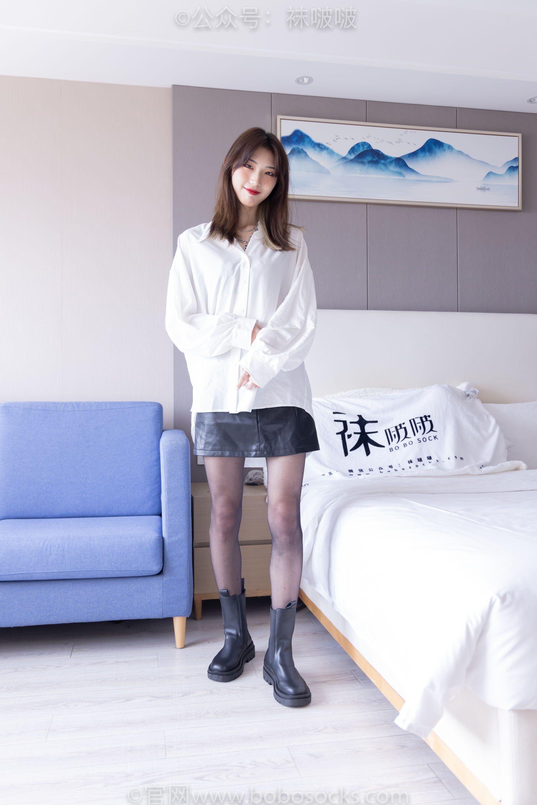 BoBoSocks袜啵啵 No.046 枫枫-短靴、黑丝_第5张