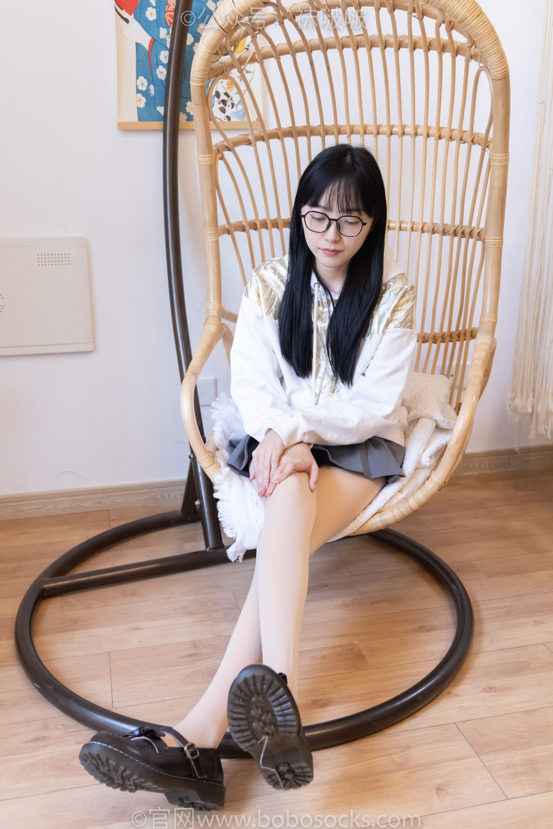 BoBoSocks袜啵啵 No.047 稚予-皮鞋、厚肉丝_第4张