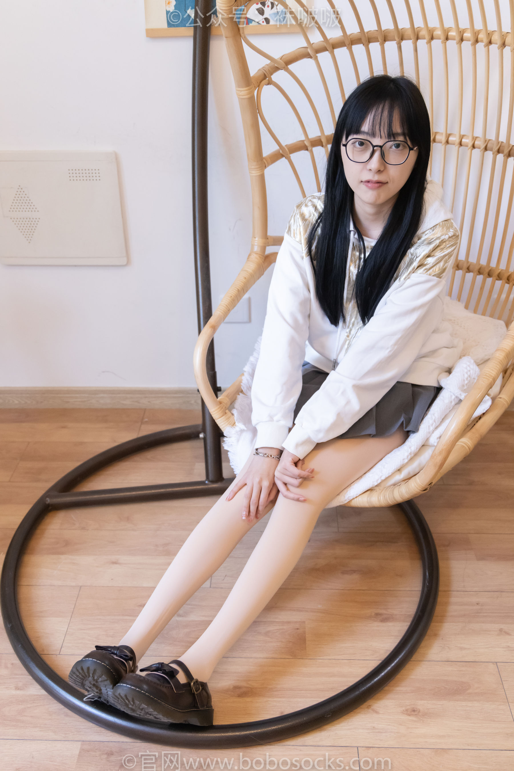 BoBoSocks袜啵啵 No.047 稚予-皮鞋、厚肉丝_第5张