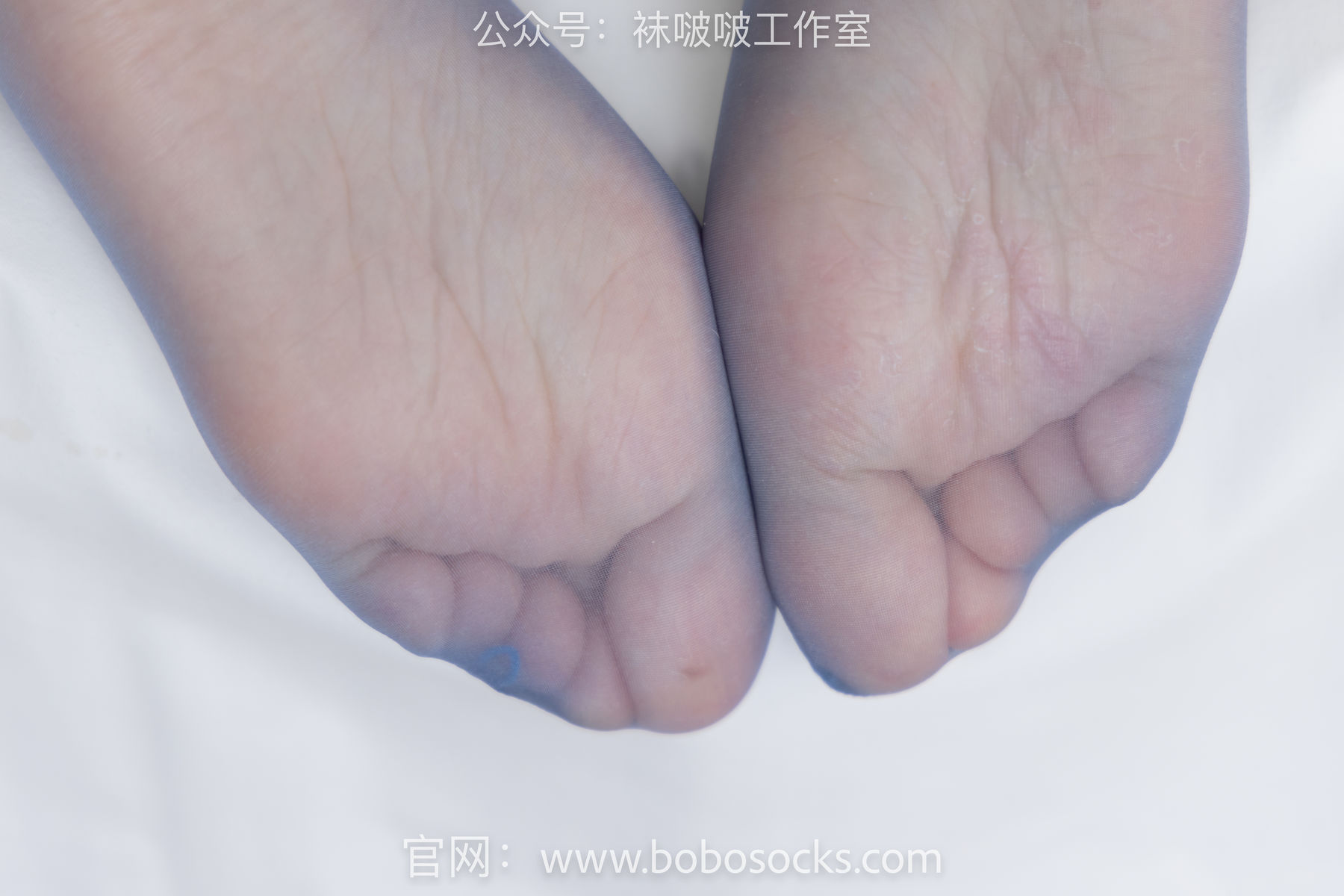 BoBoSocks袜啵啵 No.105 小甜豆-空姐制服、高跟鞋、蓝色丝袜_第4张