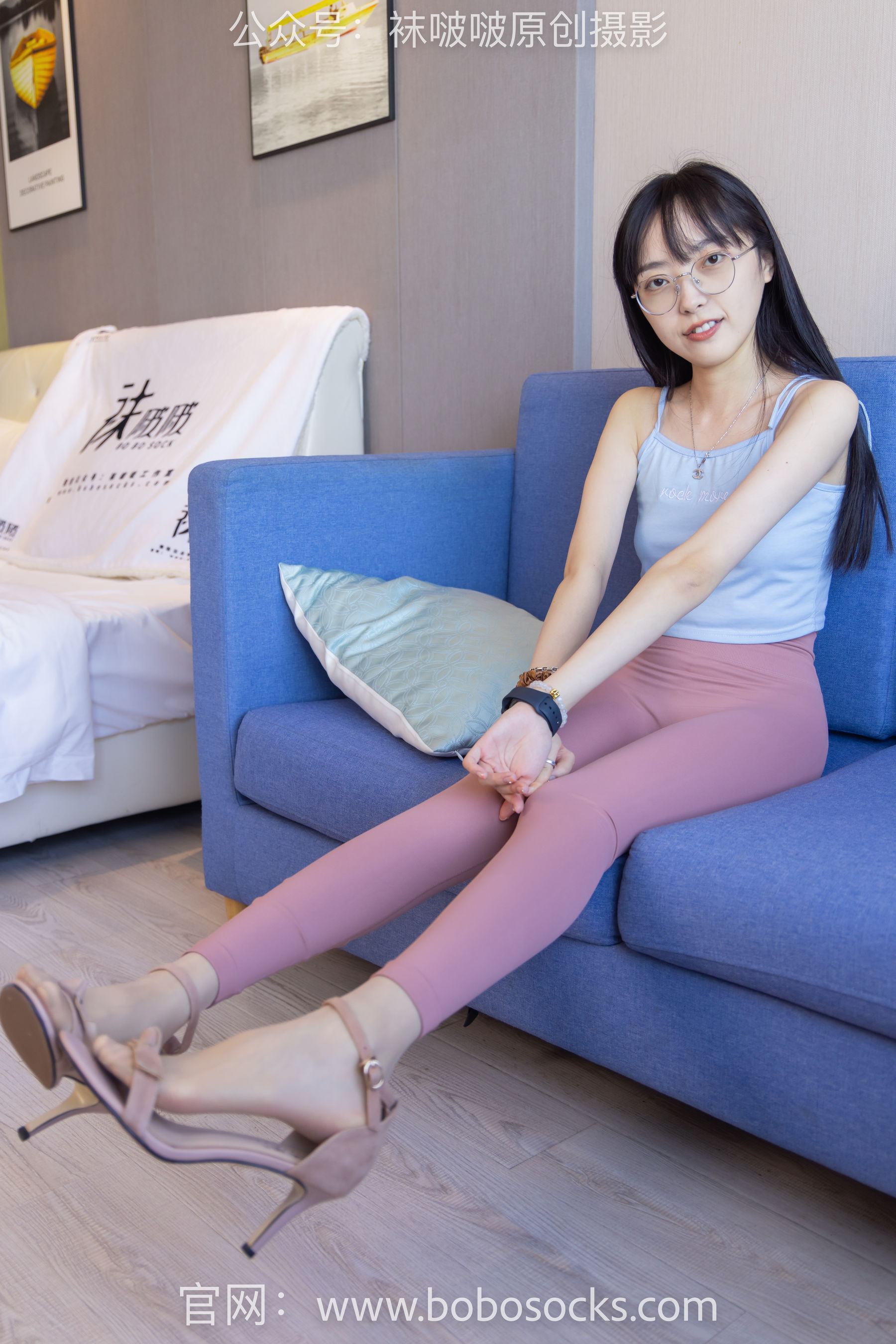 BoBoSocks袜啵啵 No.140 稚予-高跟鞋、瑜伽裤裤里丝、肉丝、黑丝_第2张