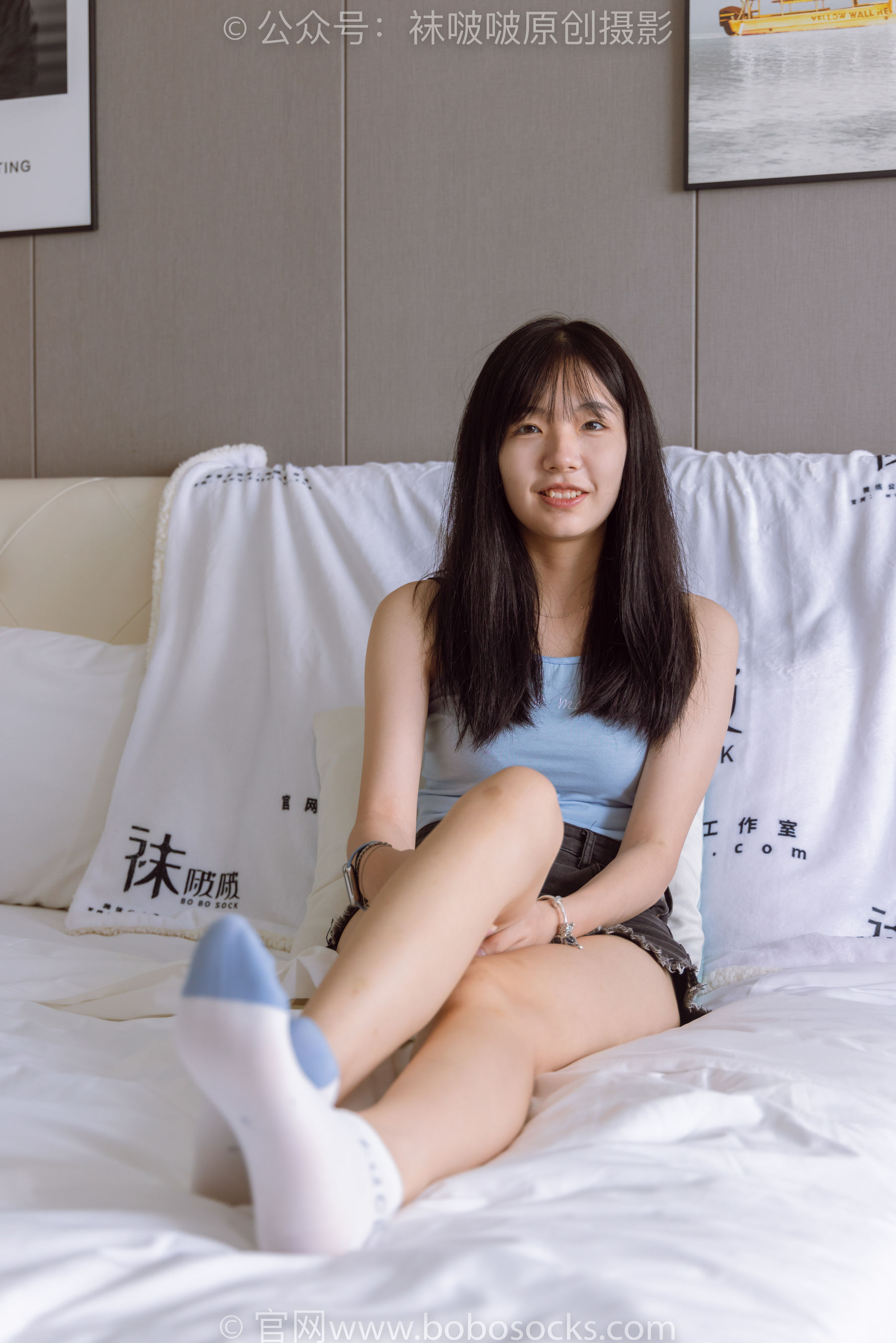 BoBoSocks袜啵啵 No.174 小甜豆-高跟长靴、白棉袜、裸足_第4张