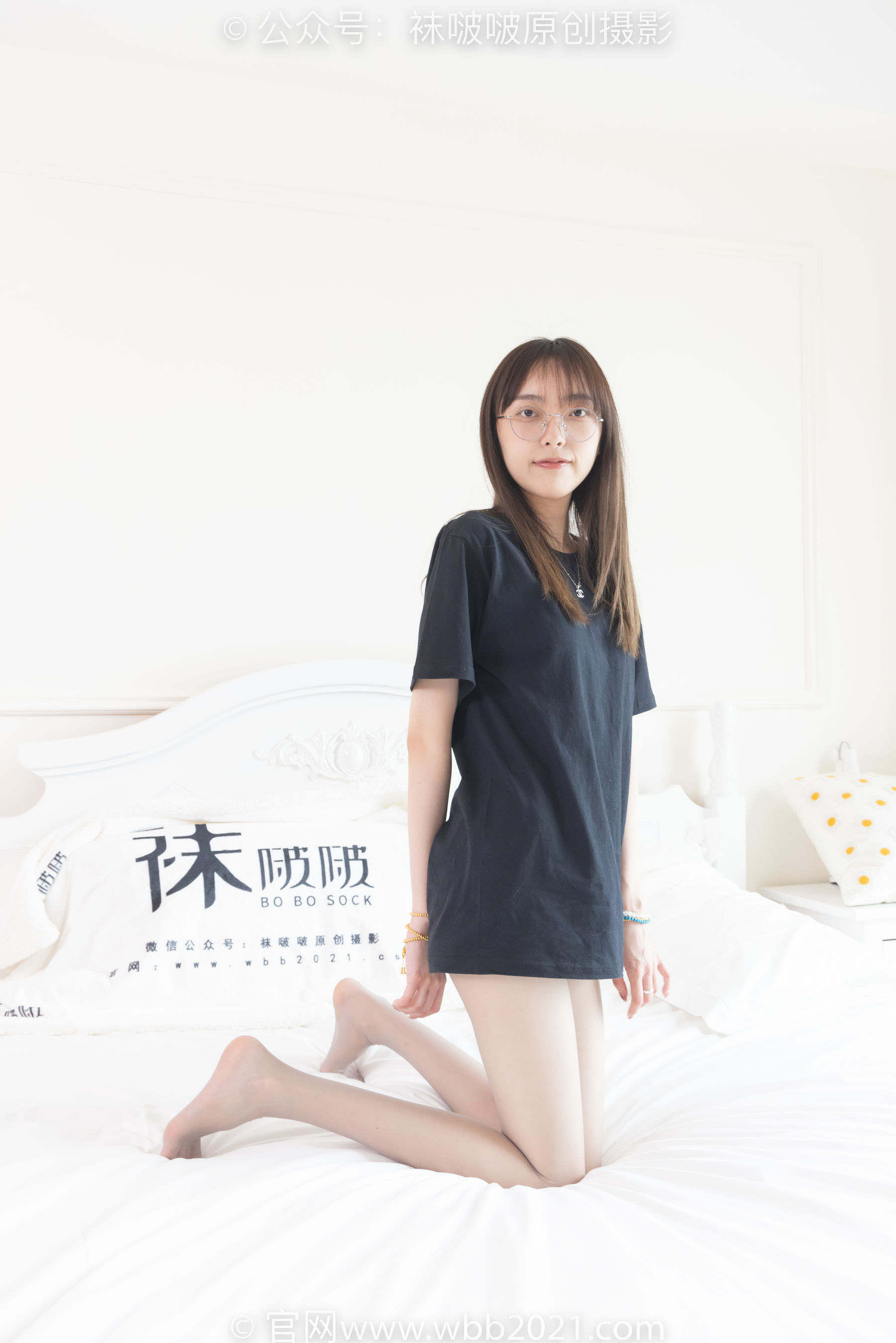 BoBoSocks袜啵啵 No.379 稚予 -板鞋、灰丝_第4张
