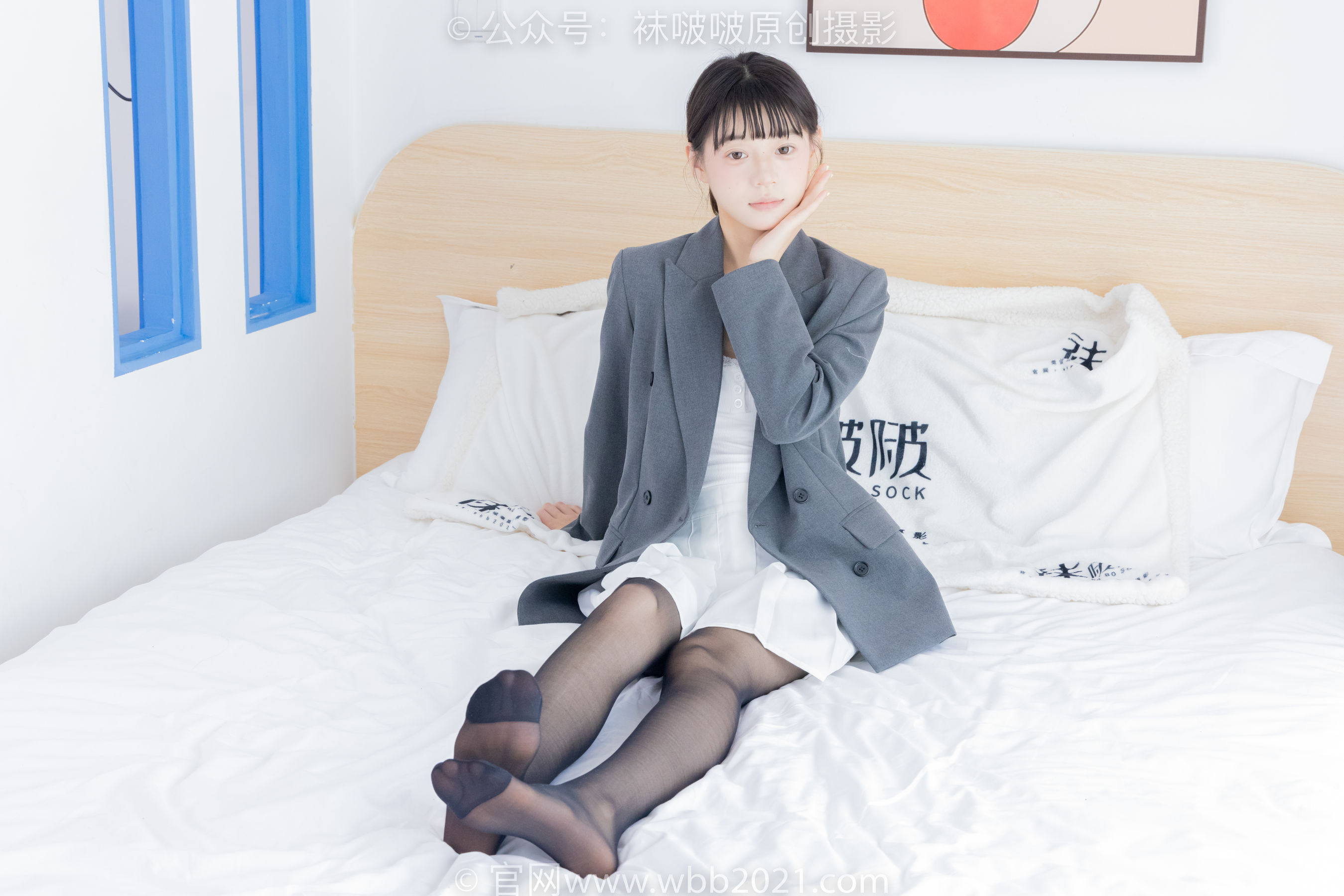 BoBoSocks袜啵啵 No.404 糯米 -板鞋、黑丝、ol风_第5张