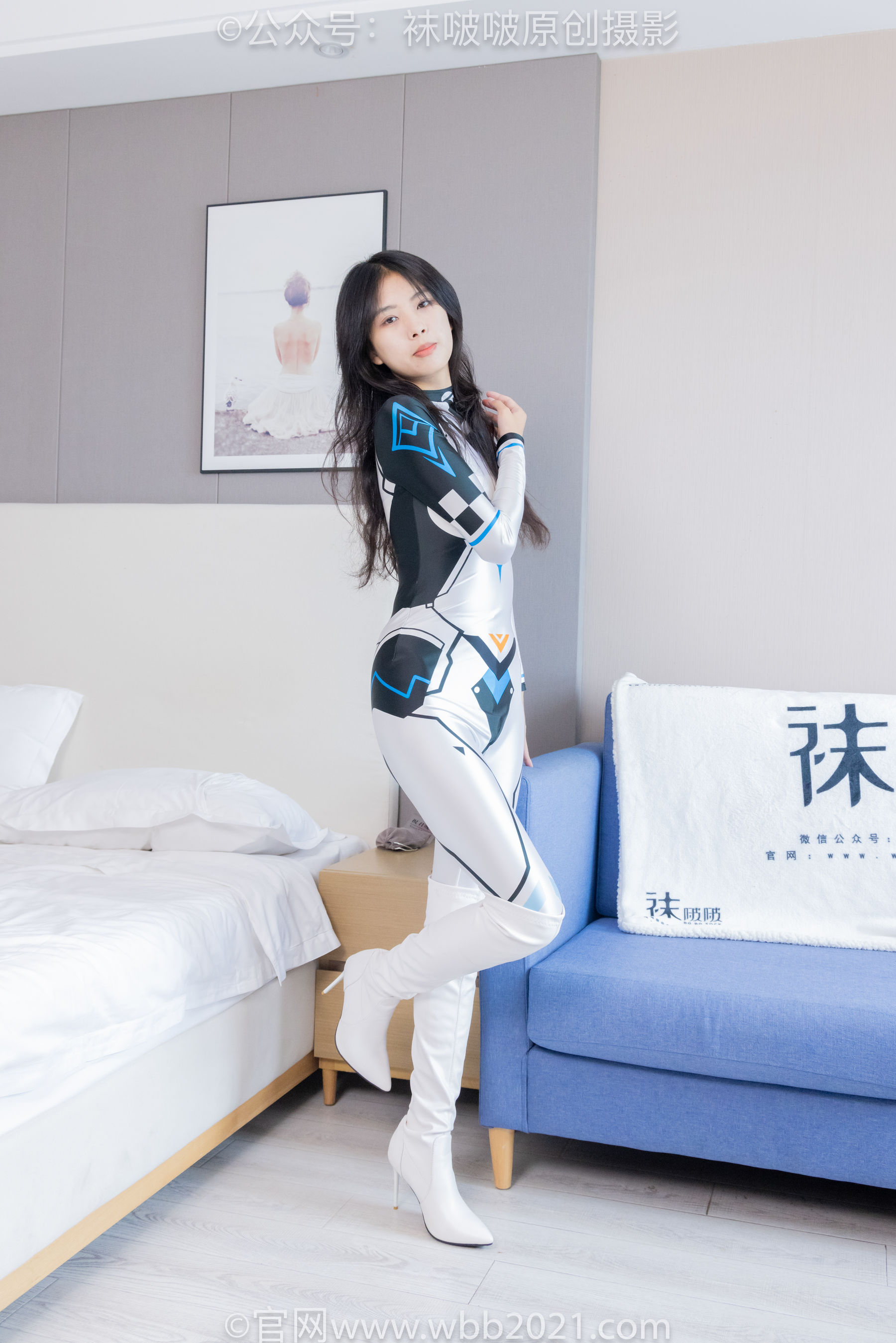 BoBoSocks袜啵啵 No.434 奶油 -cos服、两双靴子、薄肉丝、薄黑丝_第1张