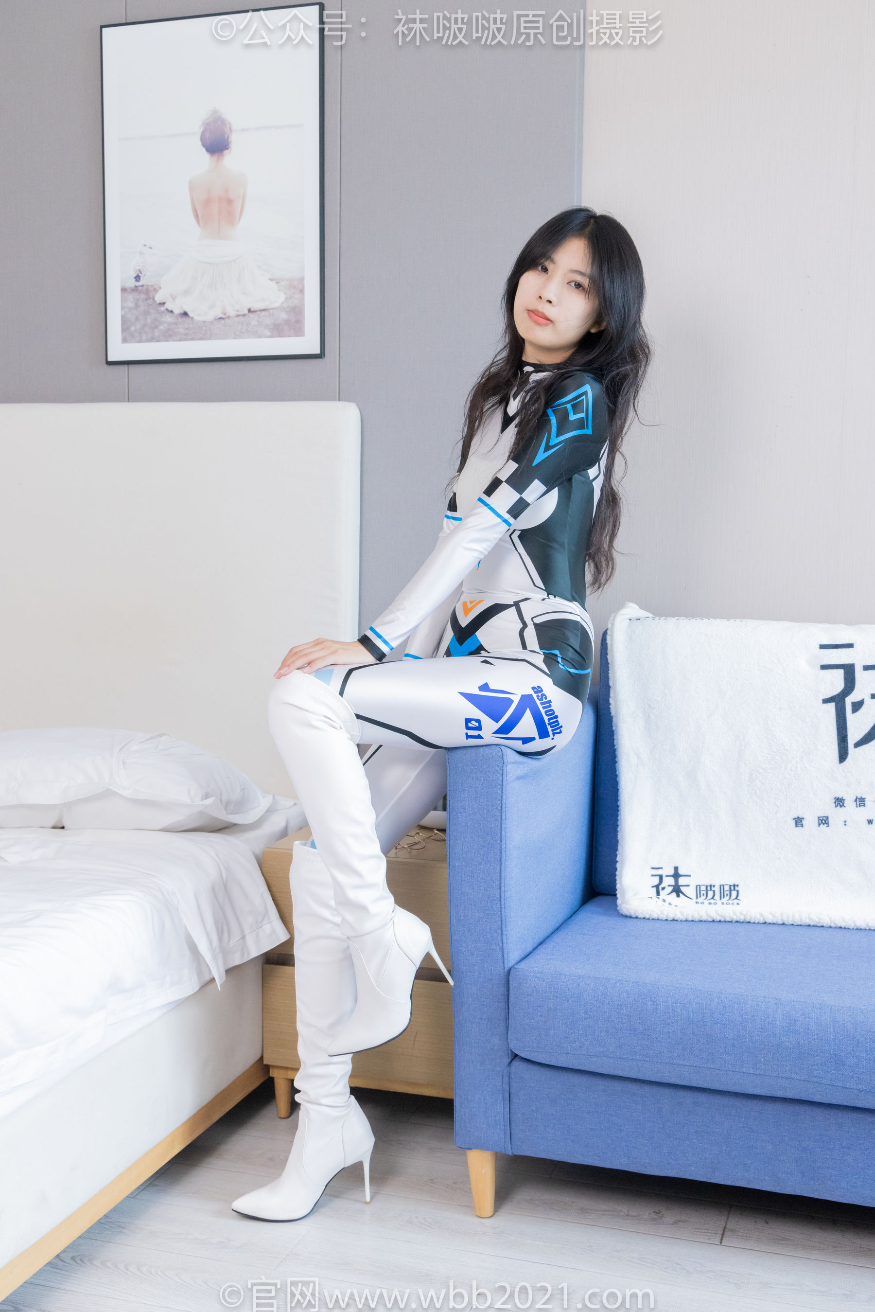 BoBoSocks袜啵啵 No.434 奶油 -cos服、两双靴子、薄肉丝、薄黑丝_第2张