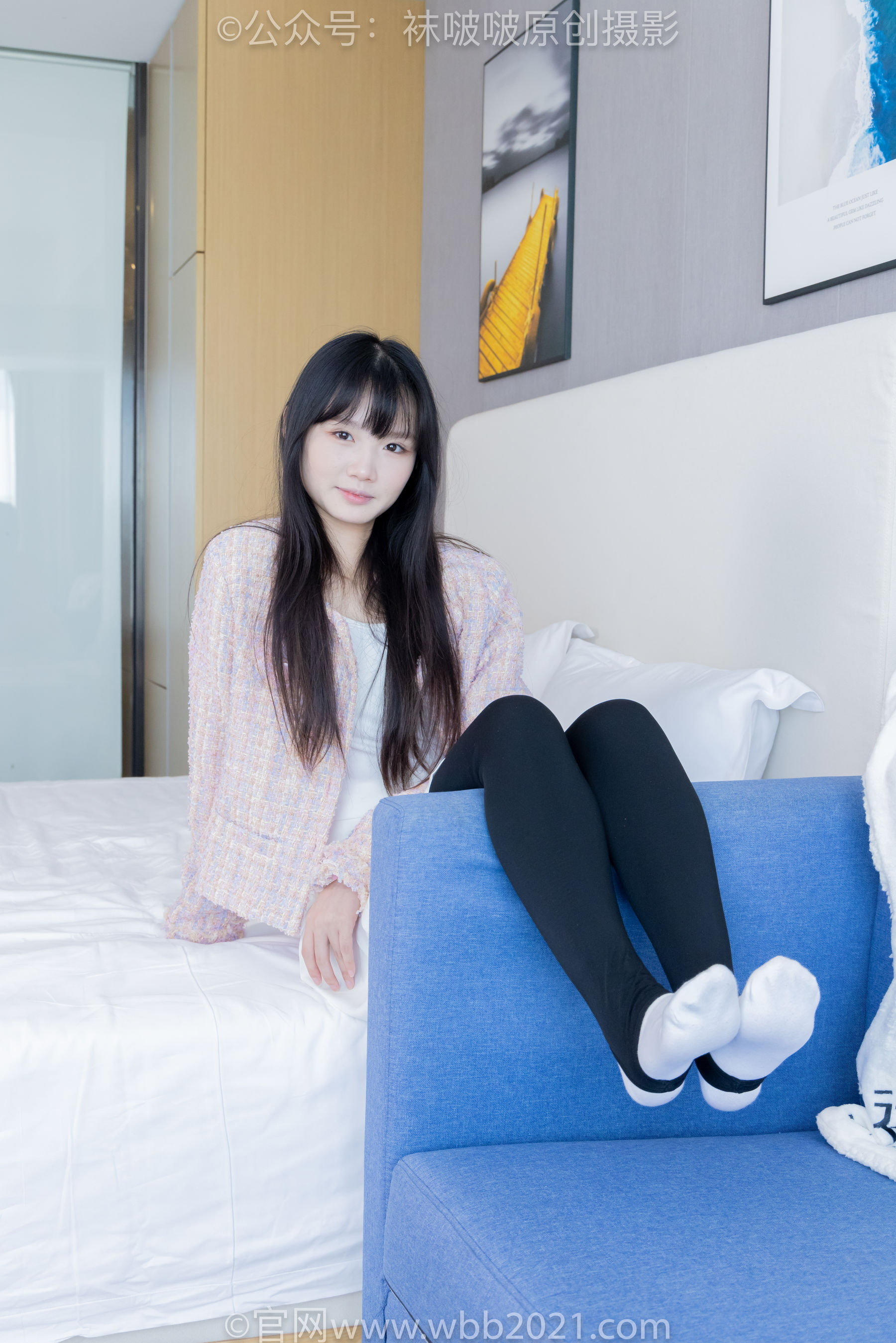 BoBoSocks袜啵啵 No.438 甜甜圈 -皮鞋、板鞋、白棉袜、黑色踩脚袜_第4张