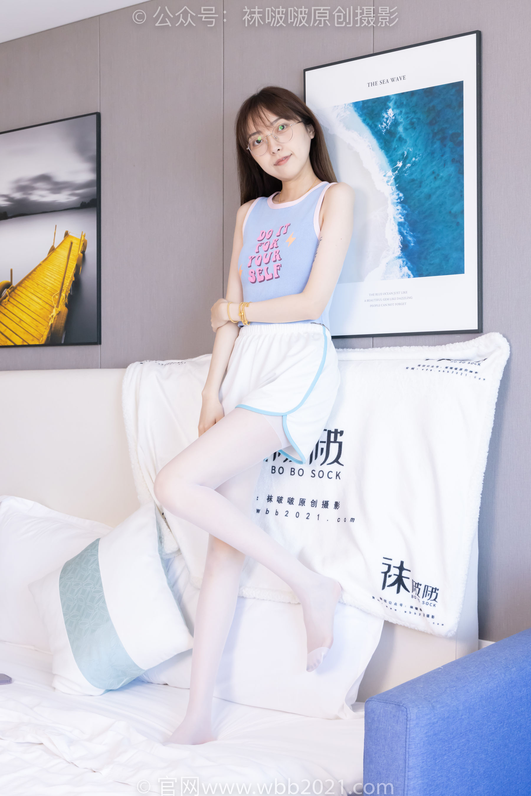 BoBoSocks袜啵啵 No.479 稚予 - 短靴、长筒白棉袜、白丝_第3张