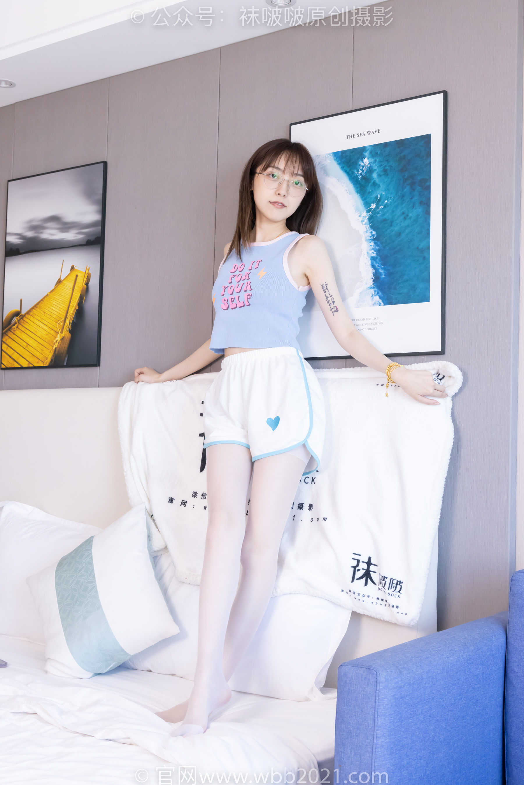 BoBoSocks袜啵啵 No.479 稚予 - 短靴、长筒白棉袜、白丝_第4张