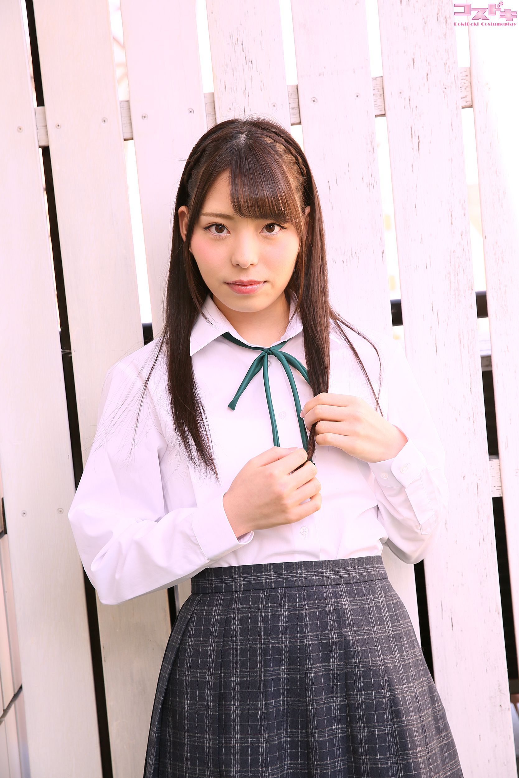 [Cosdoki] Chiaki Narumi 鳴海千秋2 narumichiaki2_pic_seifukusoto1_第3张