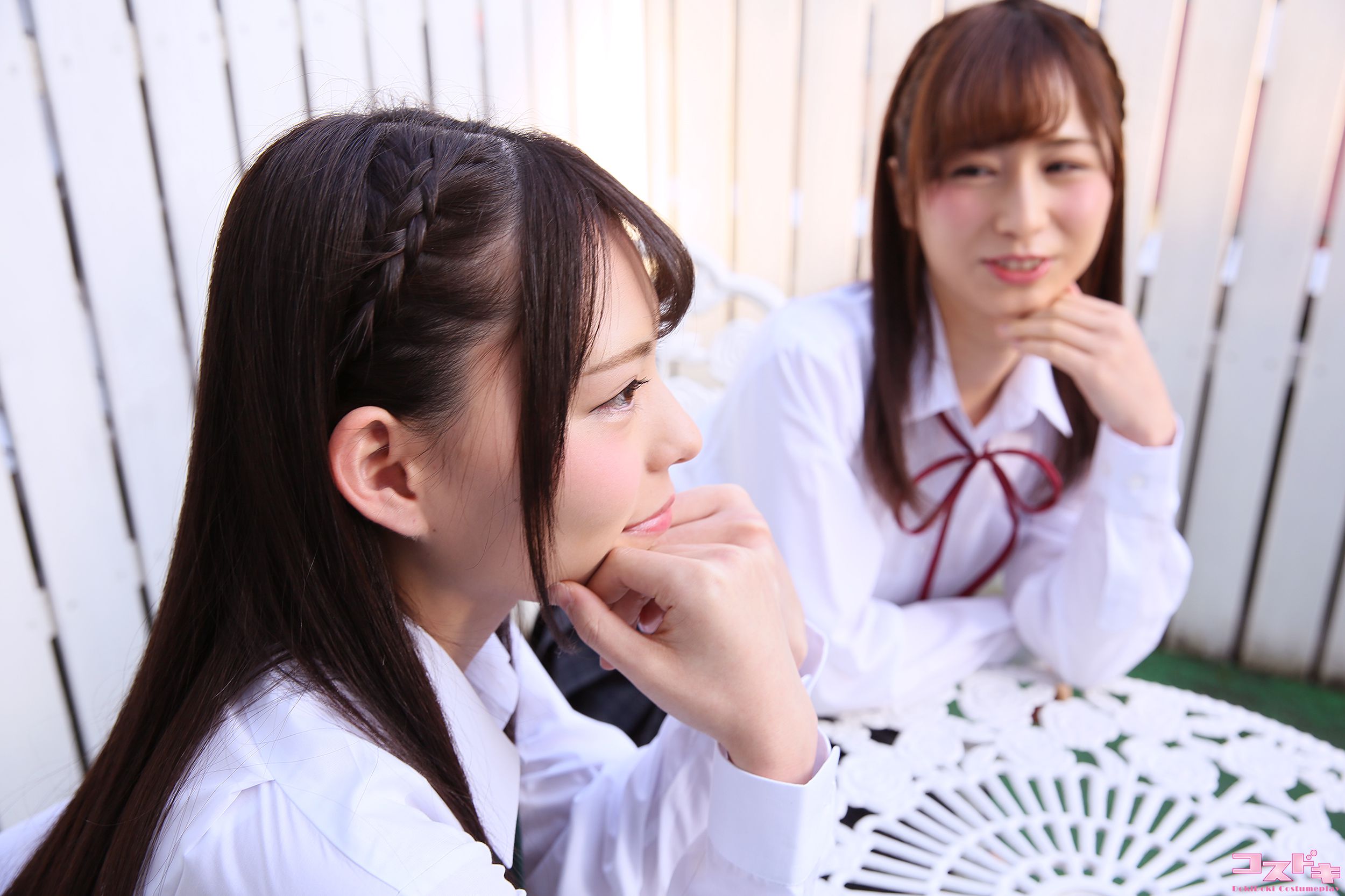 [Cosdoki] Sora Izumi 泉水蒼空2 & Chiaki Narumi 鳴海千秋2 izuminarumi_pic_seifuku1_第5张