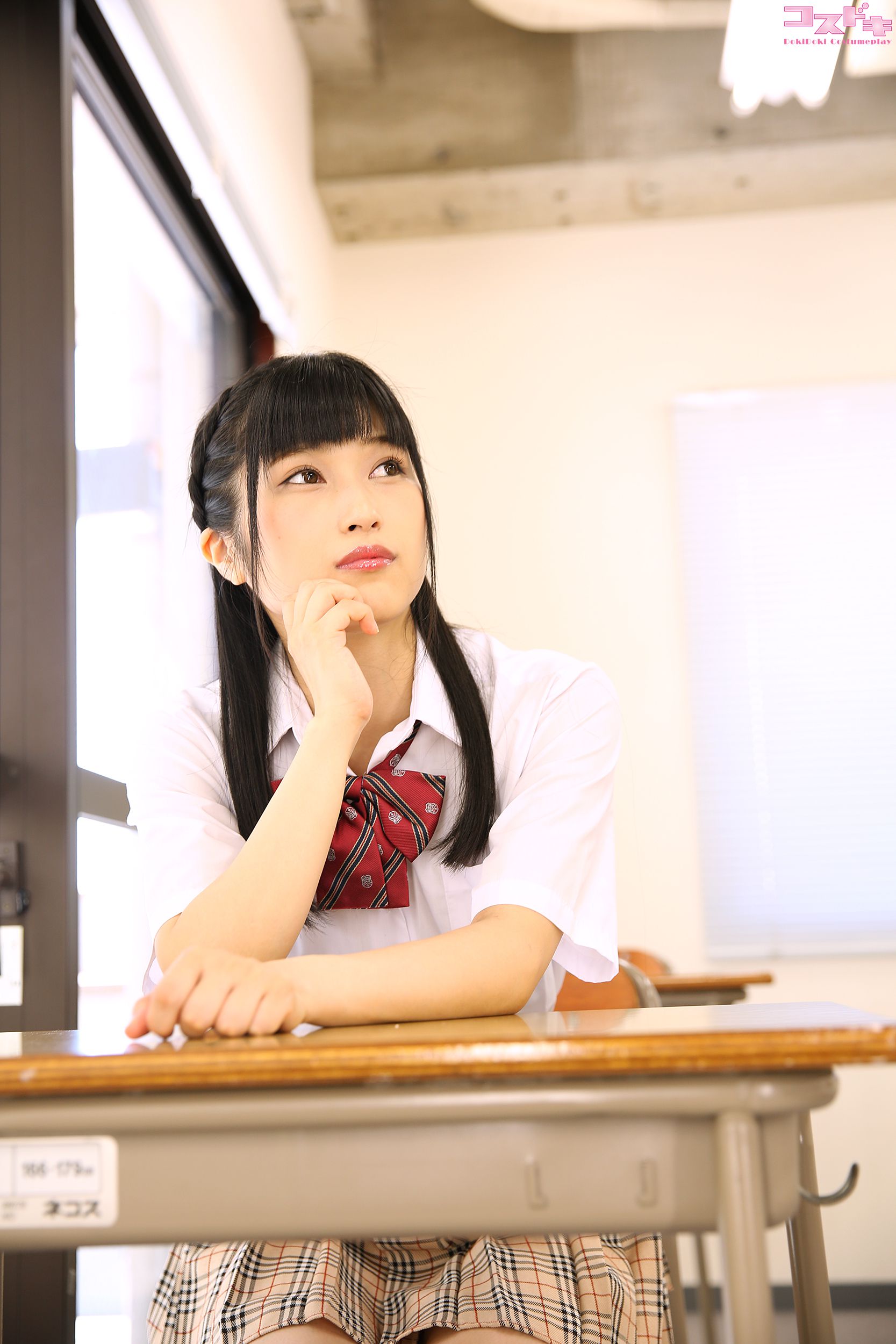 [Cosdoki] Aine Kagura 神楽アイネ kaguraaine_pic_seifuku1+2_第3张