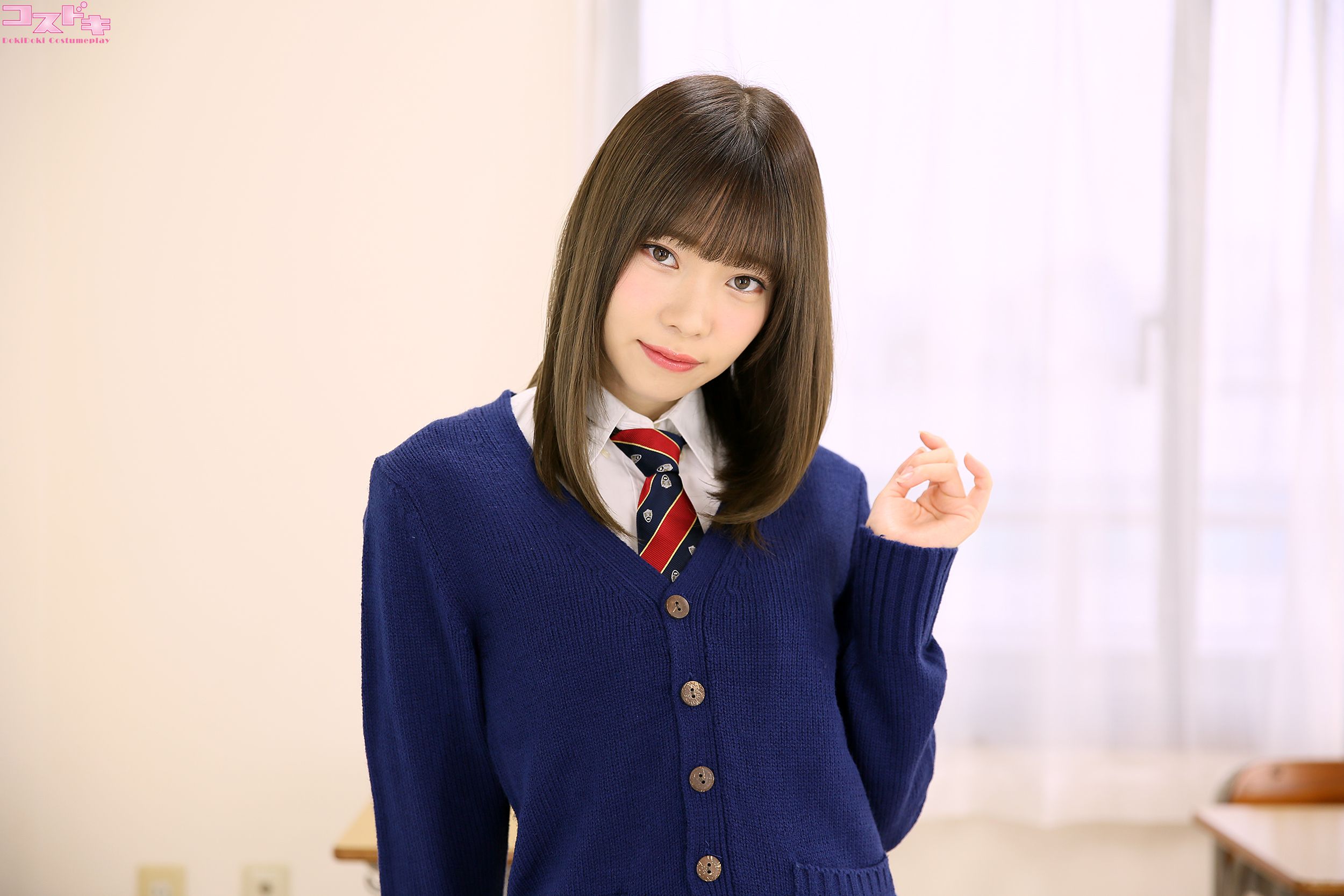 [Cosdoki] Arisa Takanashi 高梨有紗 takanashiarisa_pic_seifukucardigan1_第3张