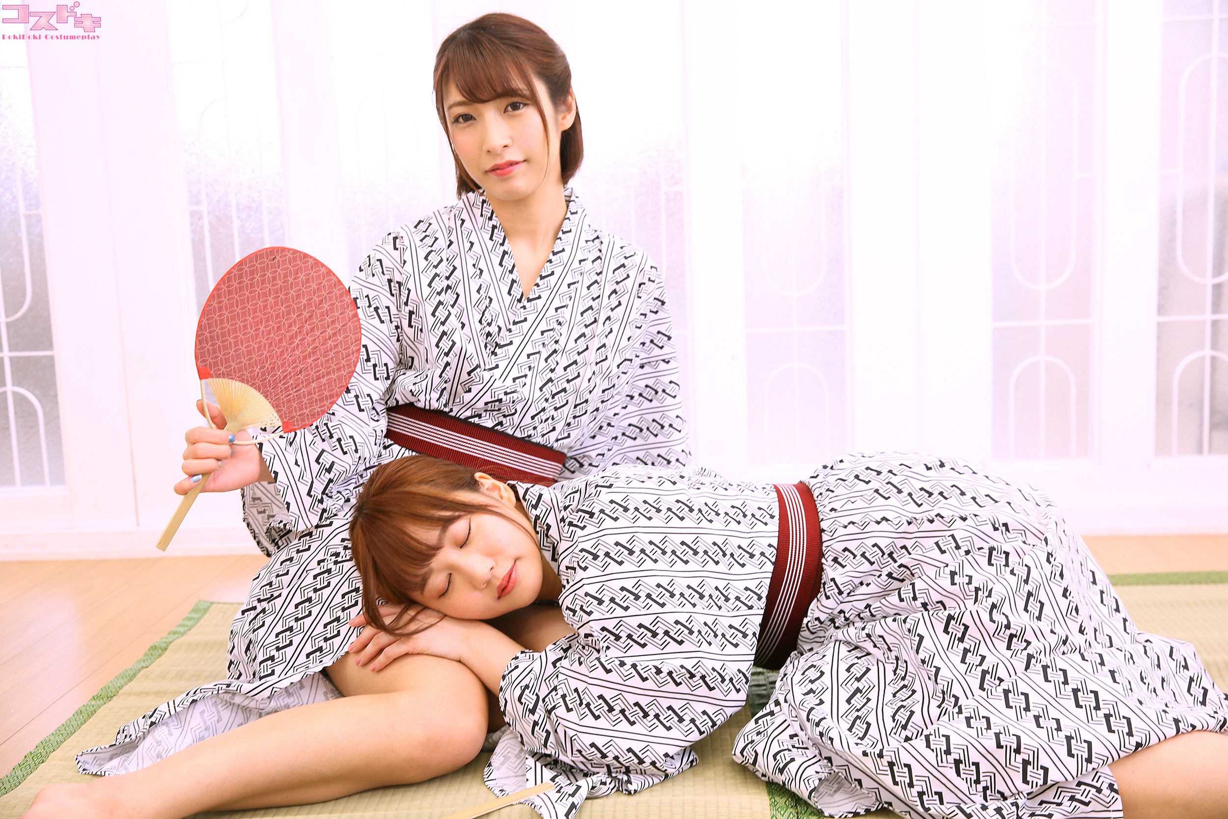 [Cosdoki] Yuri Shinomiya 篠宮ゆり x Miku Abeno 阿部乃みく abenoshinomiya_pic_yukata1_第5张