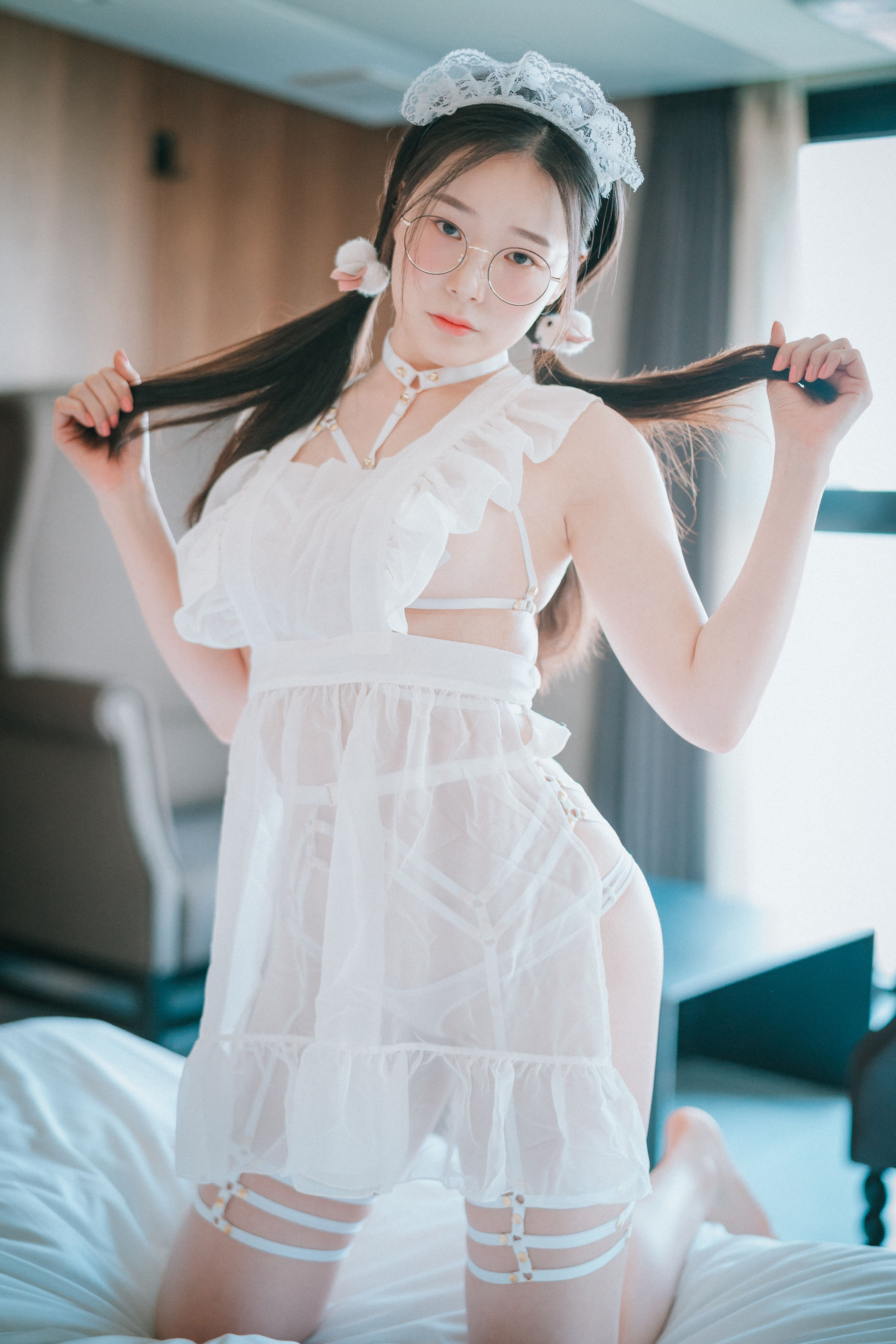 [DJAWA]  PIA - Sheer Chiffon Apron_第2张