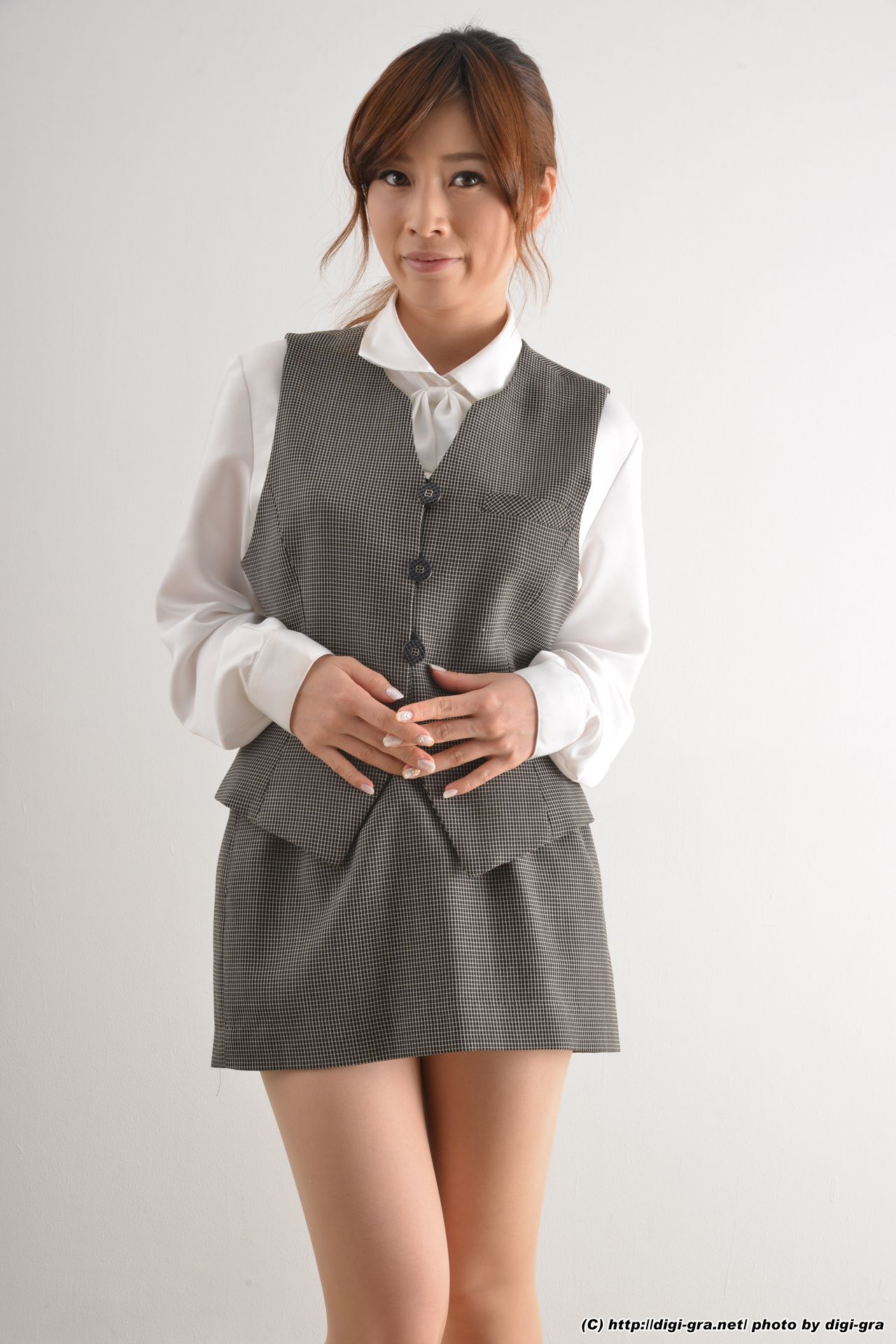奥田咲 肉丝OL制服 Set3 [Digi-Graデジグラ]_第2张