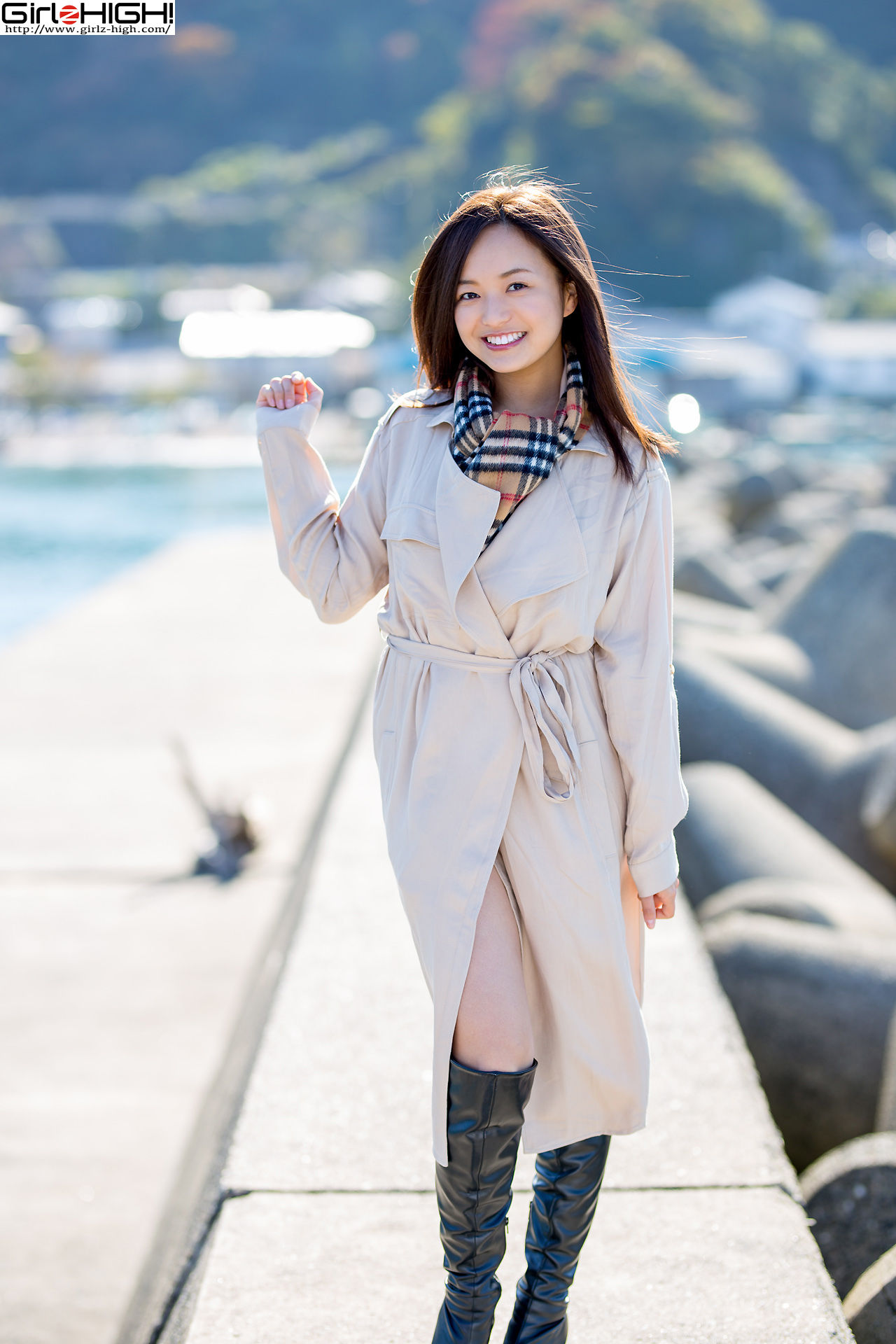 [Girlz-High] Mayumi Yamanaka 山中真由美 - 海边长靴系列 - bmay_011_001_第1张