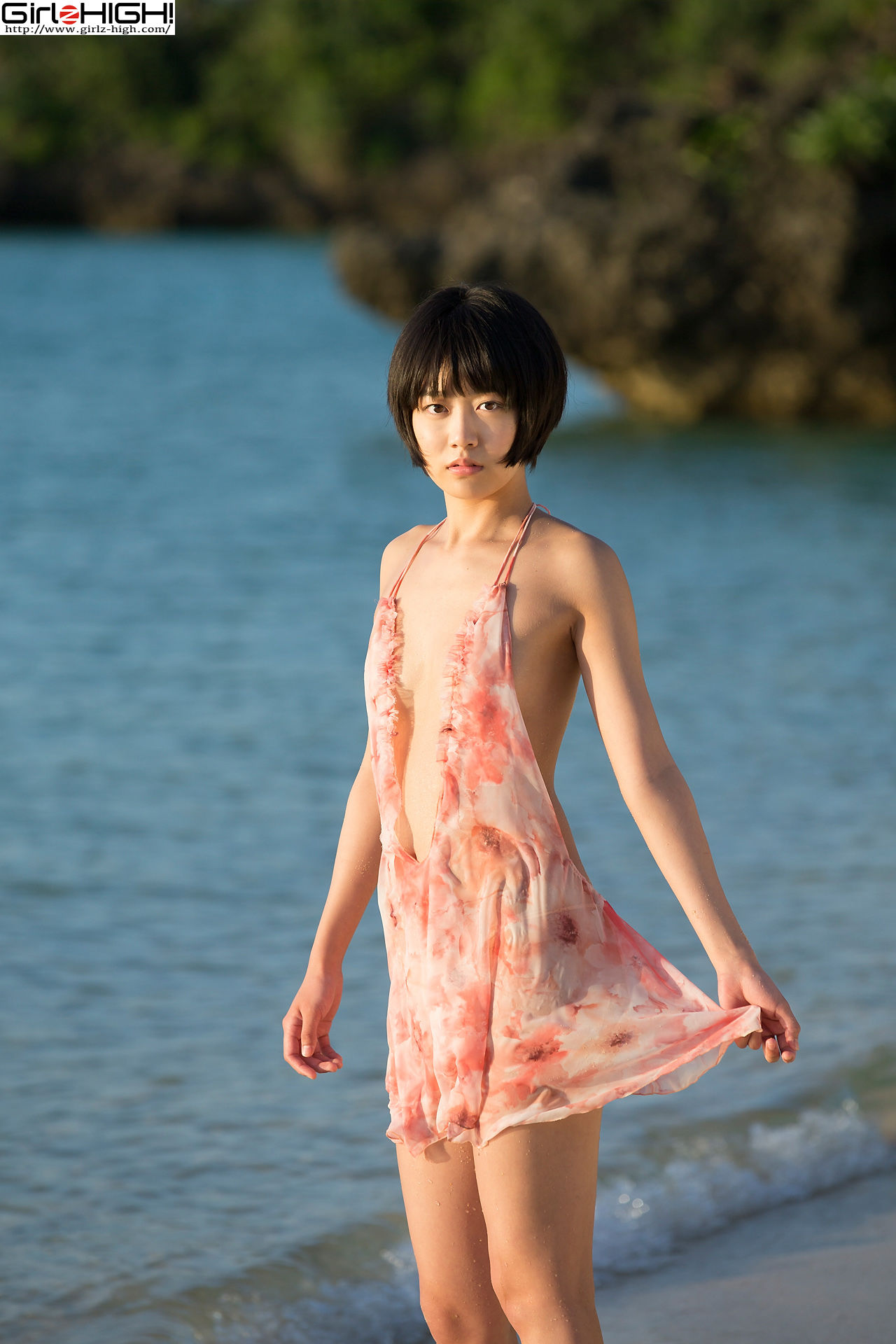 [Girlz-High] Koharu Nishino 西野小春 - 海边镂空少女 - bkoh_004_003_第3张