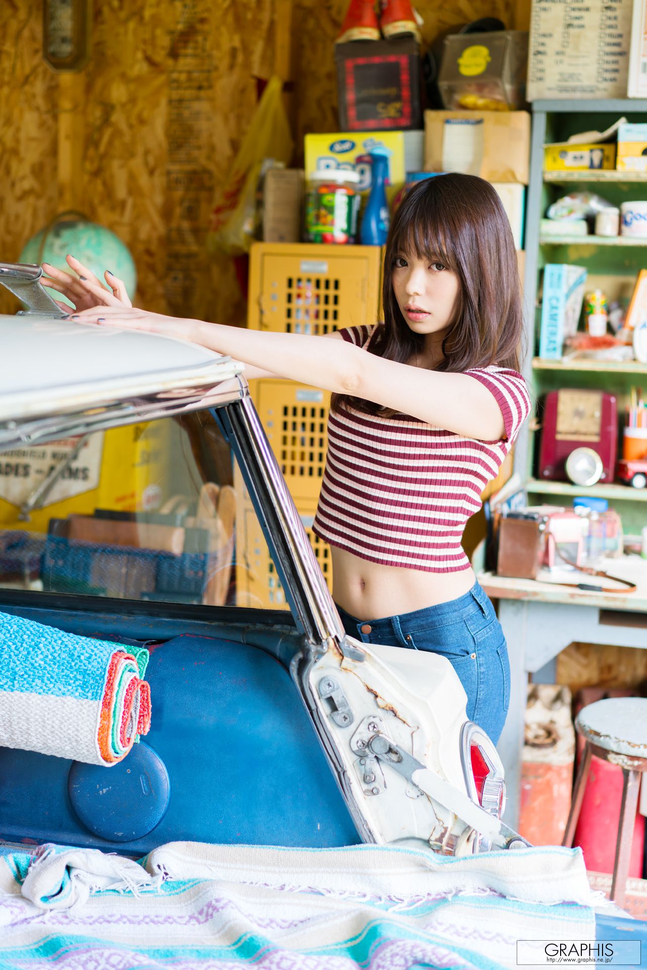 Kaname Ootori 凰かなめ/凤香奈芽 [Graphis] First Gravure 初脫ぎ娘_第2张