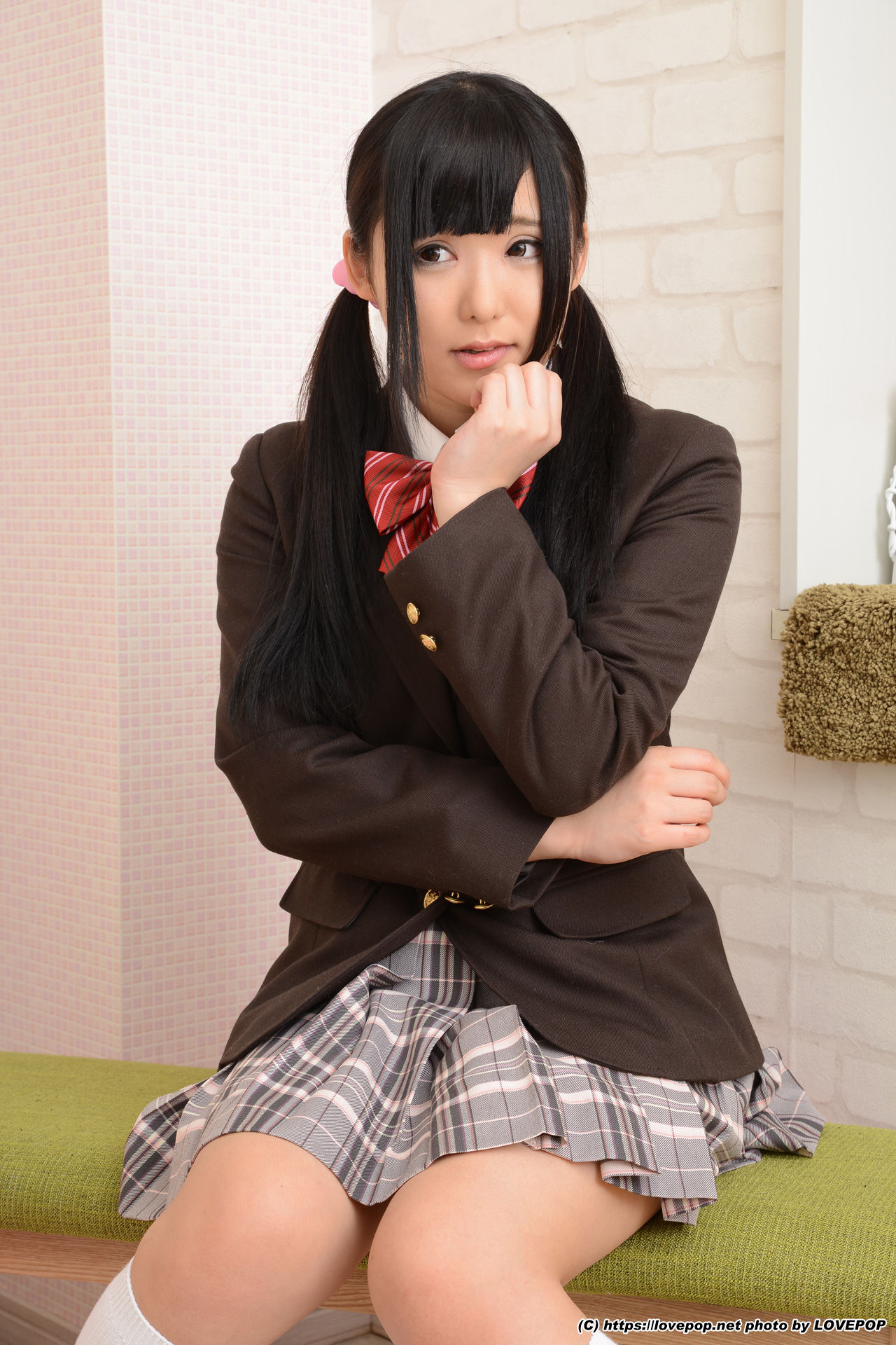 [LovePop] AZUKI あず希《学生装诱惑》 Set06_第3张