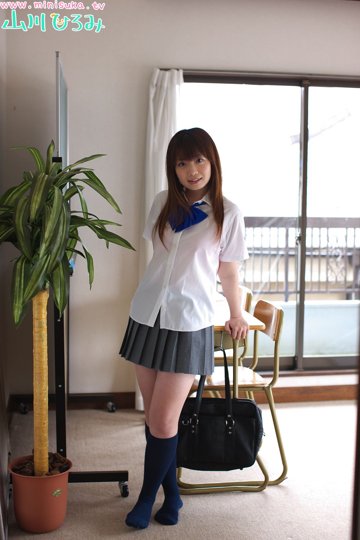 山川ひろみ Hikari Yamaguchi 現役女子高生 [Minisuka.tv]_第1张