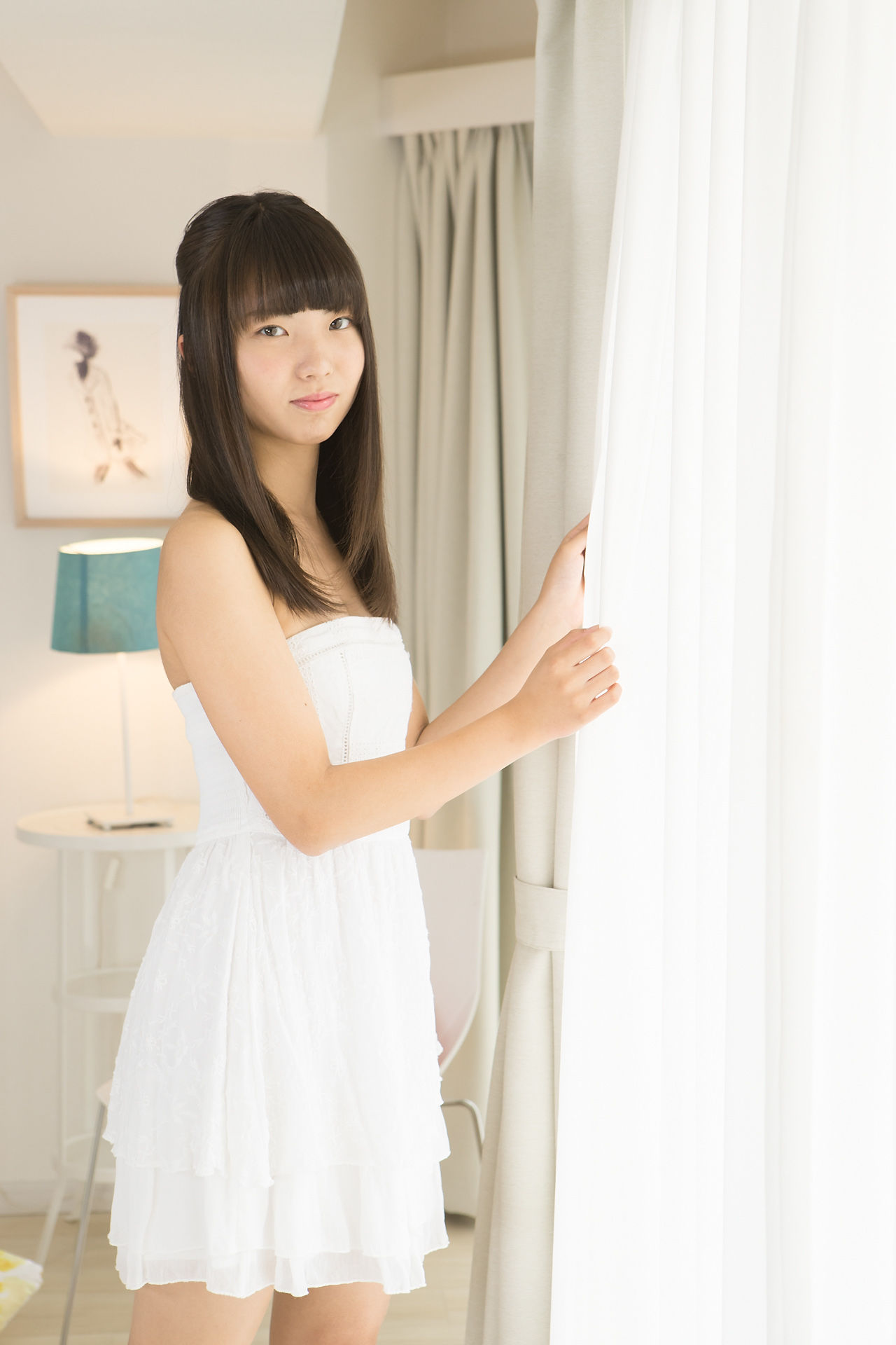 Kazane Nagatomo 永友風音《白色连衣裙》 [Minisuka.tv]_第2张