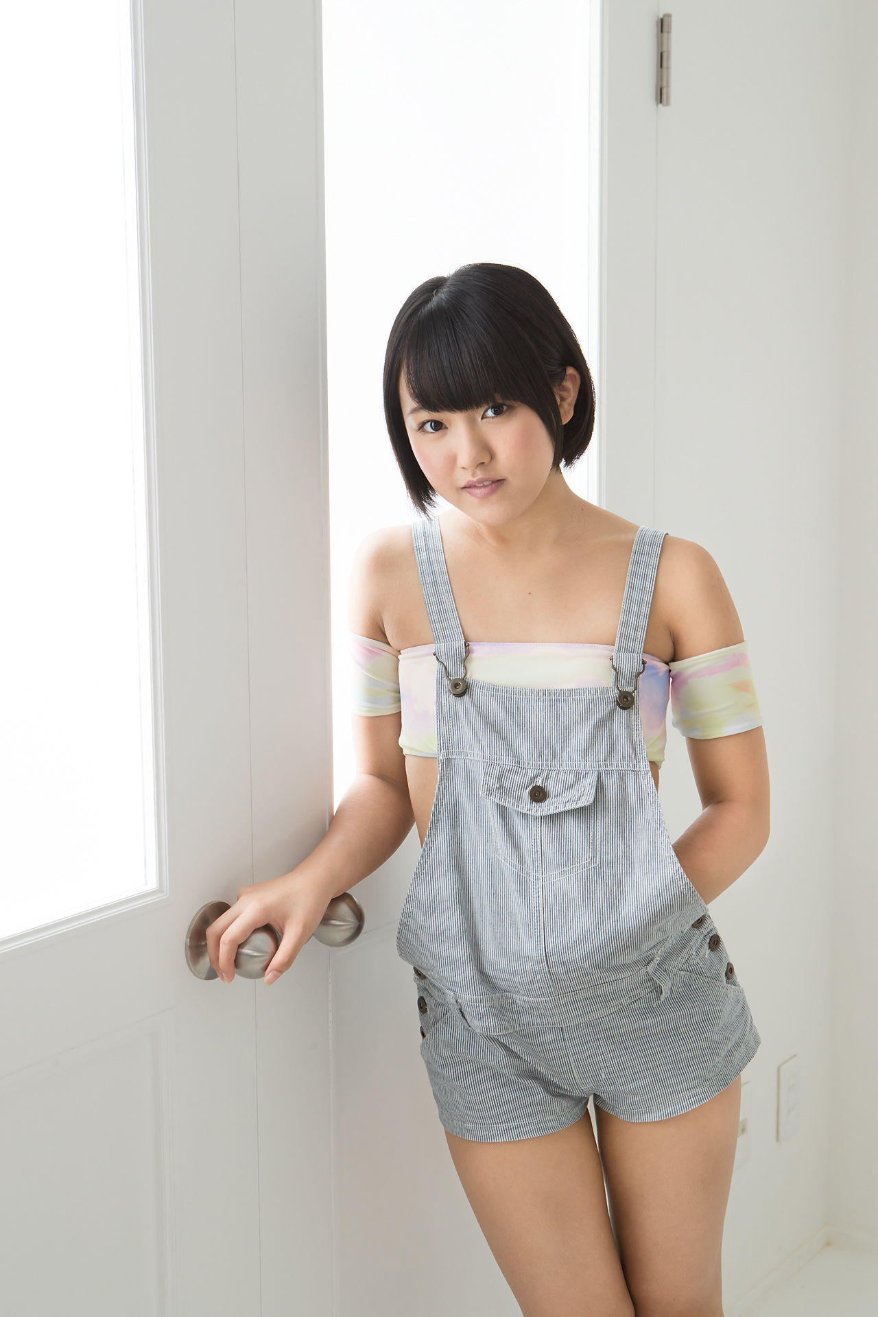 Anju Kouzuki 香月りお《吊带牛仔热裤》 [Minisuka.tv]_第4张