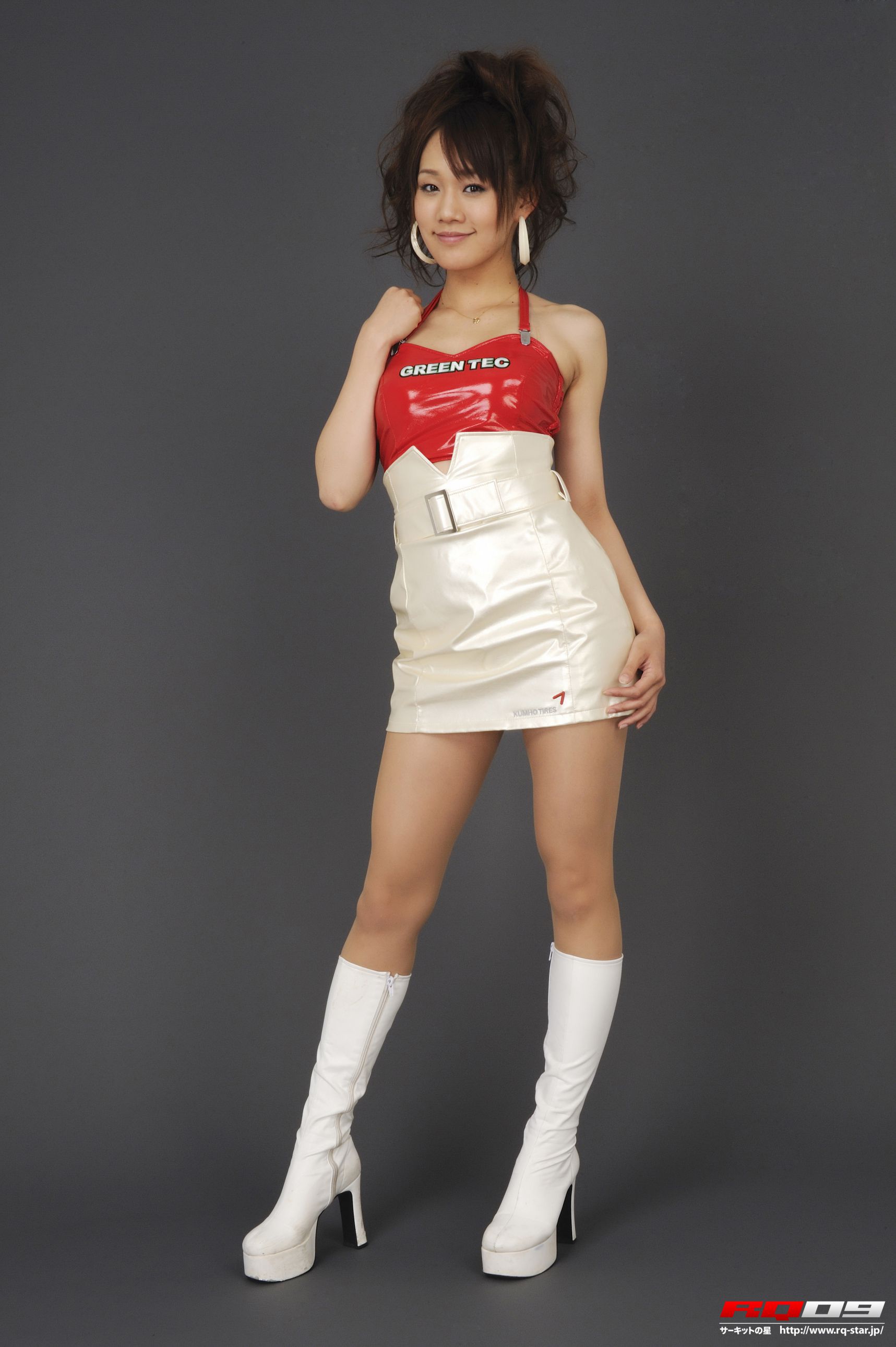 [RQ-STAR] NO.00132 Reina Fuchiwaki 淵脇レイナ Race Queen – Green Tec 写真集_第3张