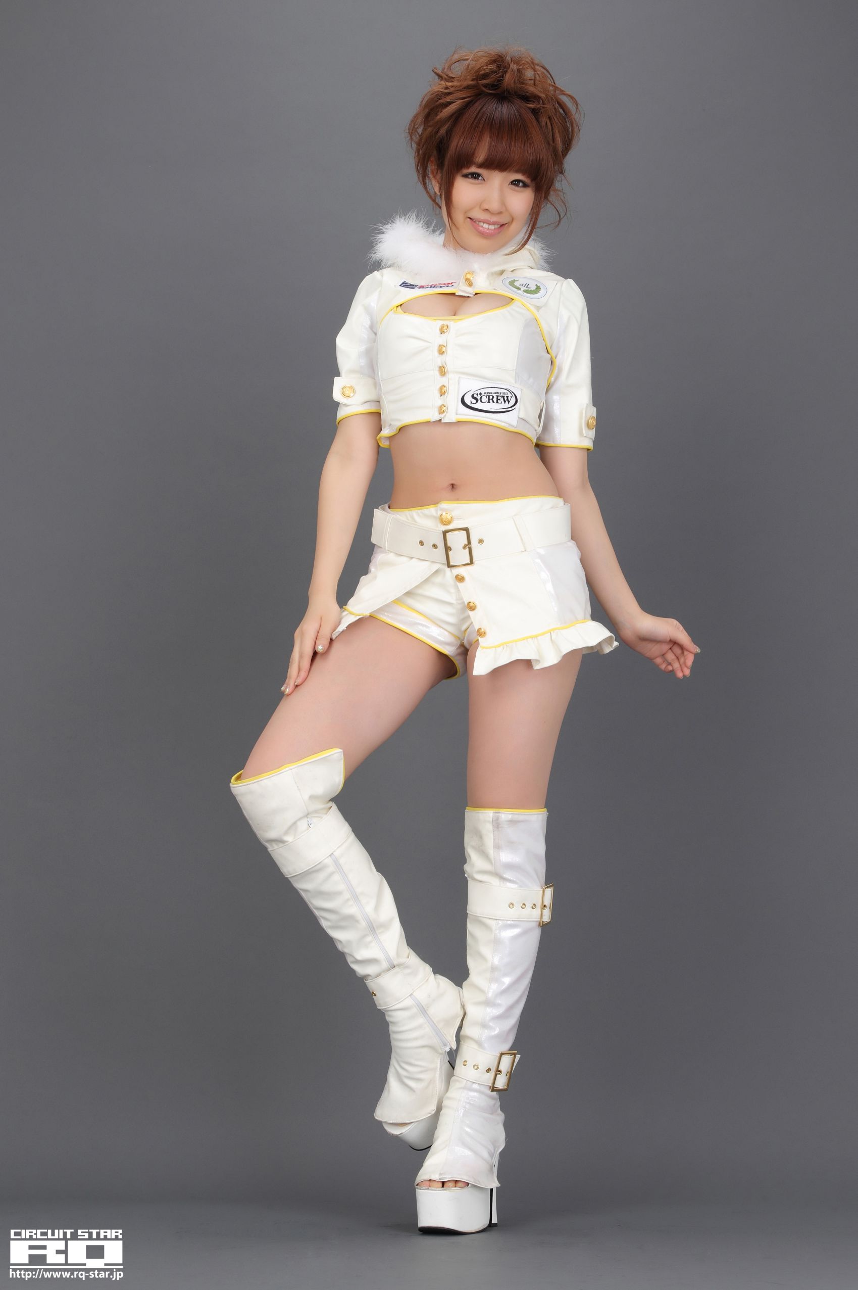 [RQ-STAR] NO.00619 山冈实乃里 Race Queen 写真集_第2张