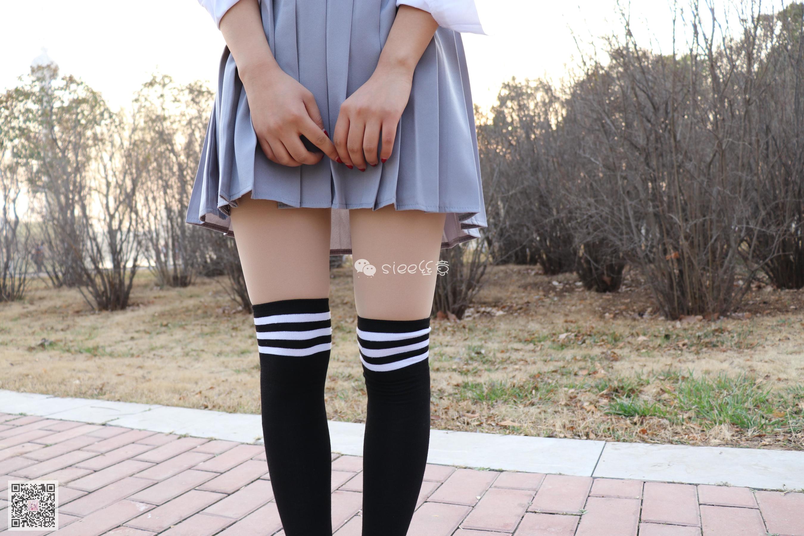 [丝意SIEE] No.060 安安《学生长筒袜》_第4张