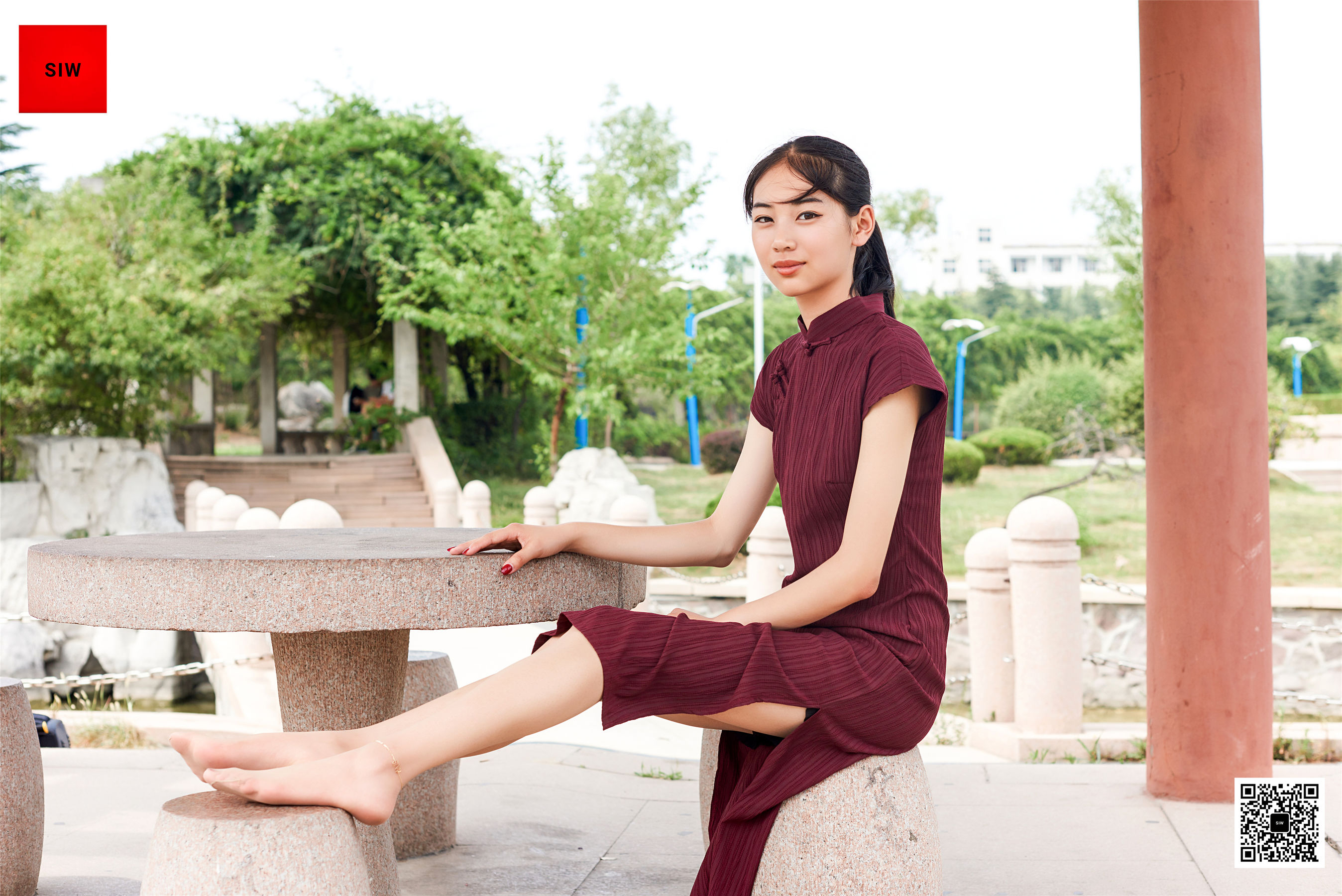 [斯文传媒SIW] 丽莉 湖畔旗袍秀_第5张
