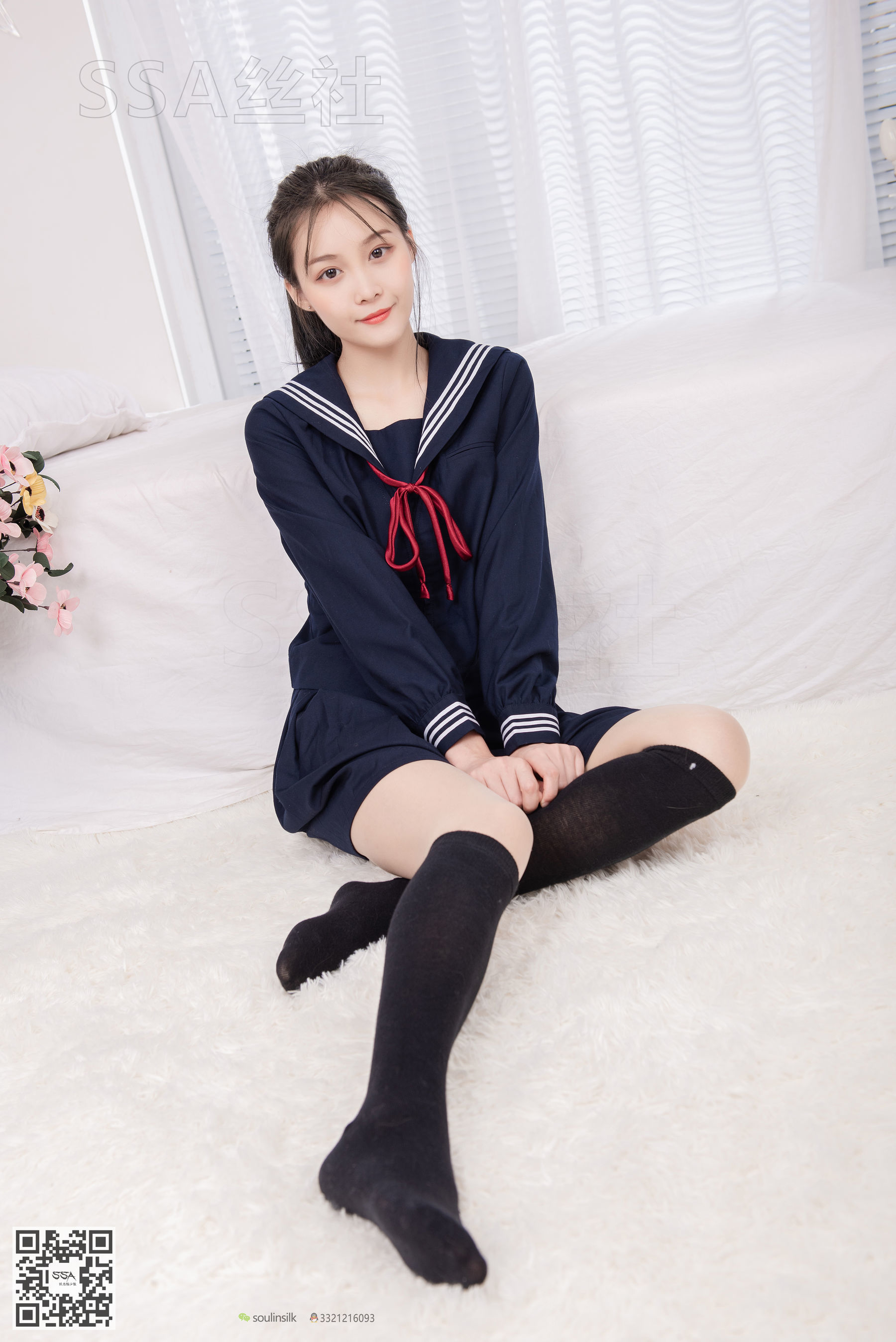 [SSA丝社]超清写真 No.142 君君 JK制服_第4张