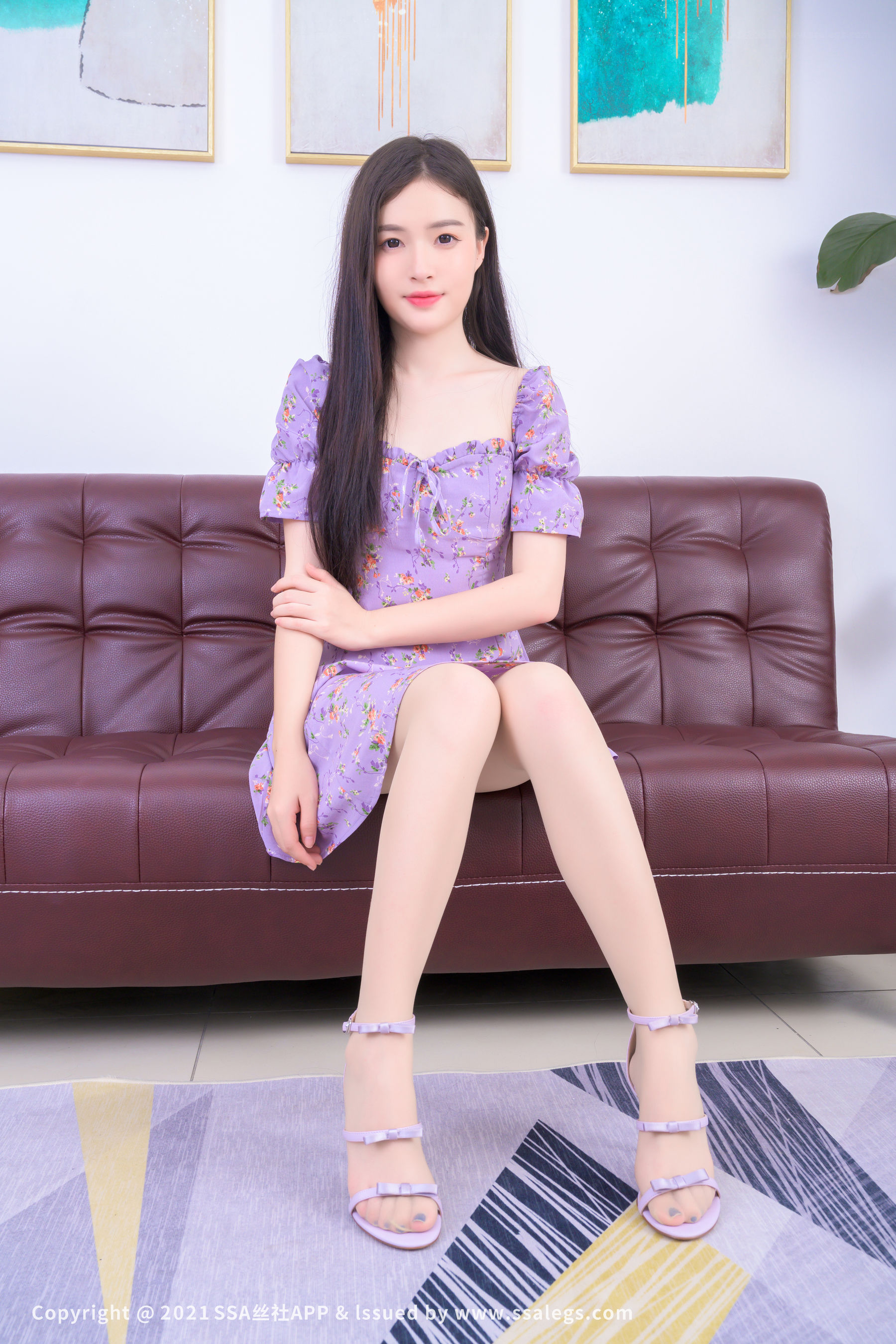 [SSA丝社]超清写真 No.734 木子 模特木子的肉丝袜美脚（上）_第4张