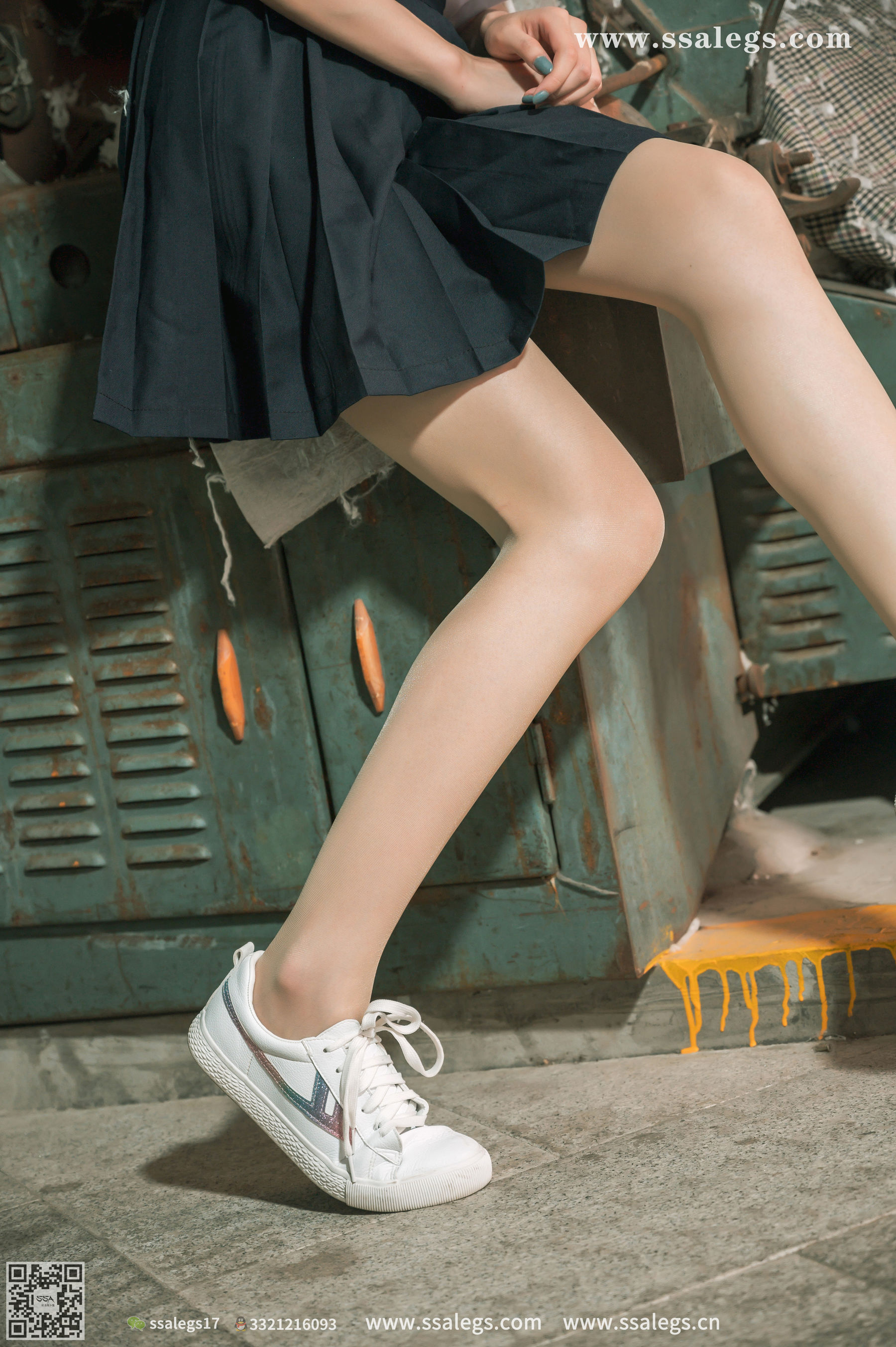 [SSA丝社]超清写真 No.422 漫漫 白色jk制服肉丝写真(下)_第2张