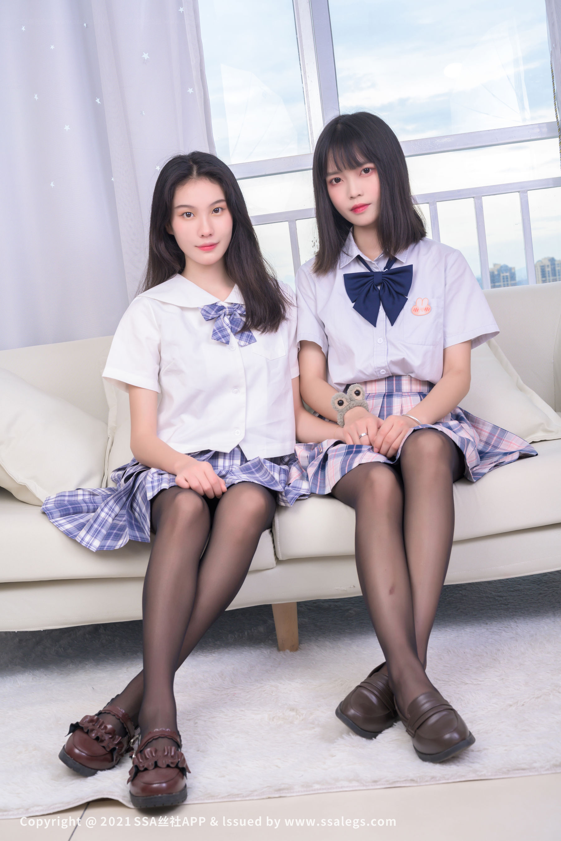 [SSA丝社]超清写真 No.636 模特 素素&丹丹 的黑丝（上）_第5张